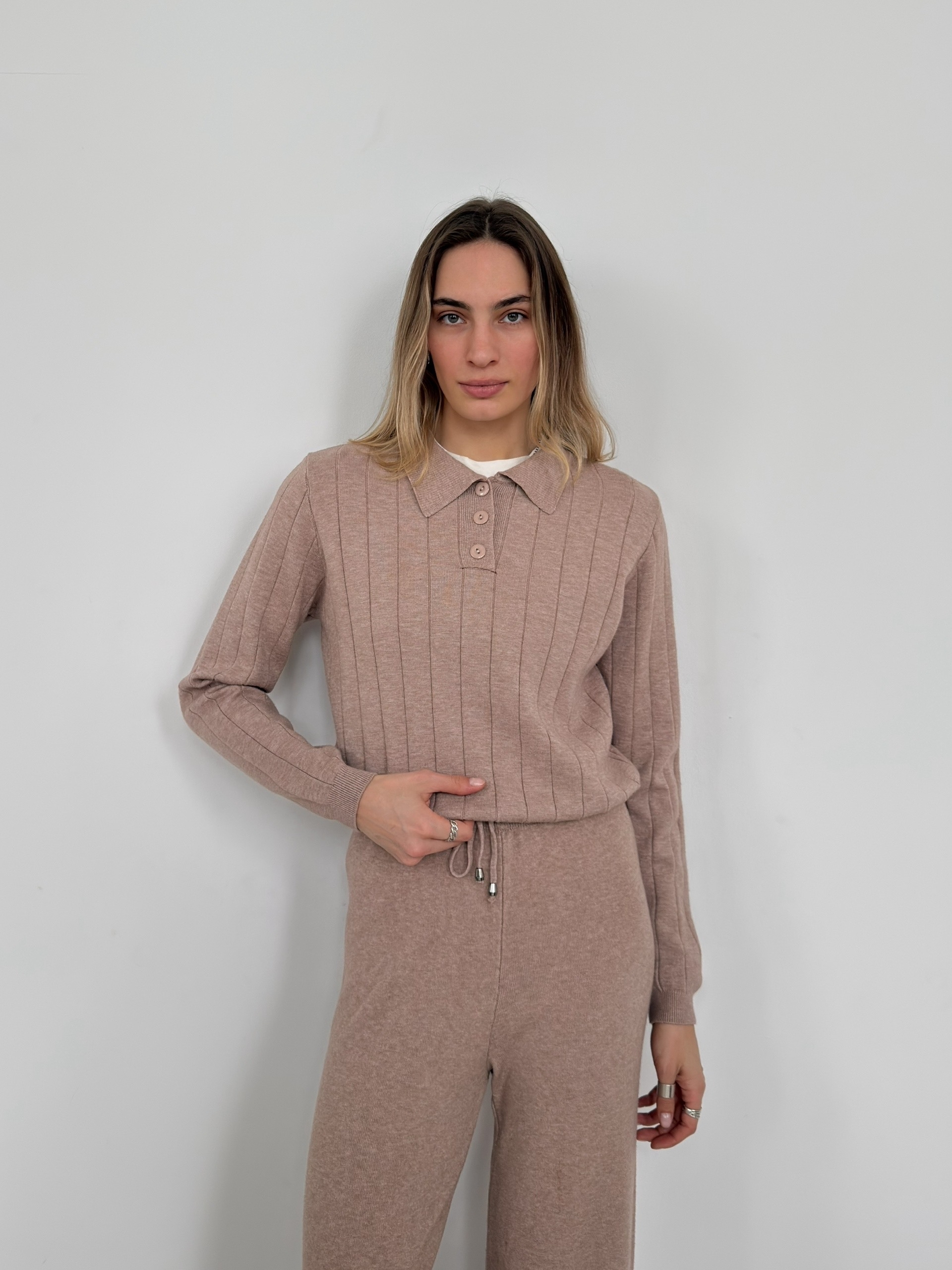 Костюм 2551 джемпер поло+брюки