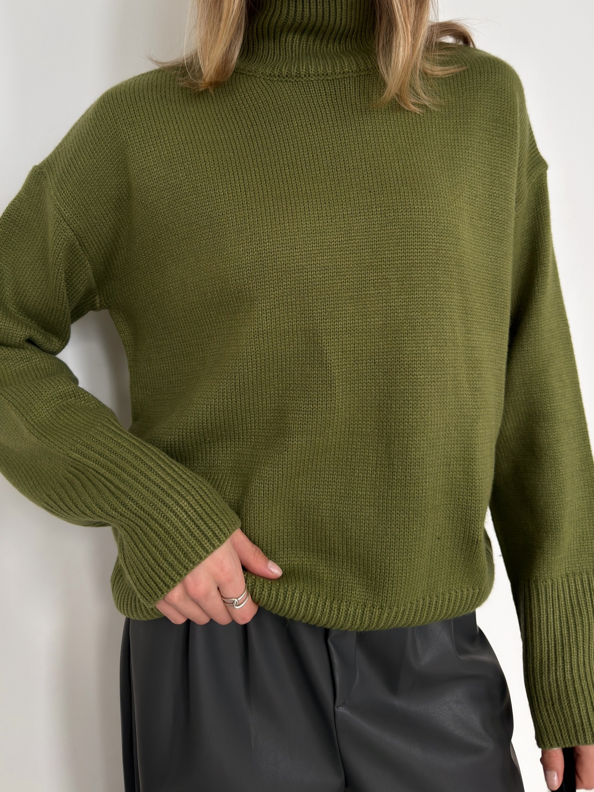 Джемпер NJ 20155 ворот рубчик