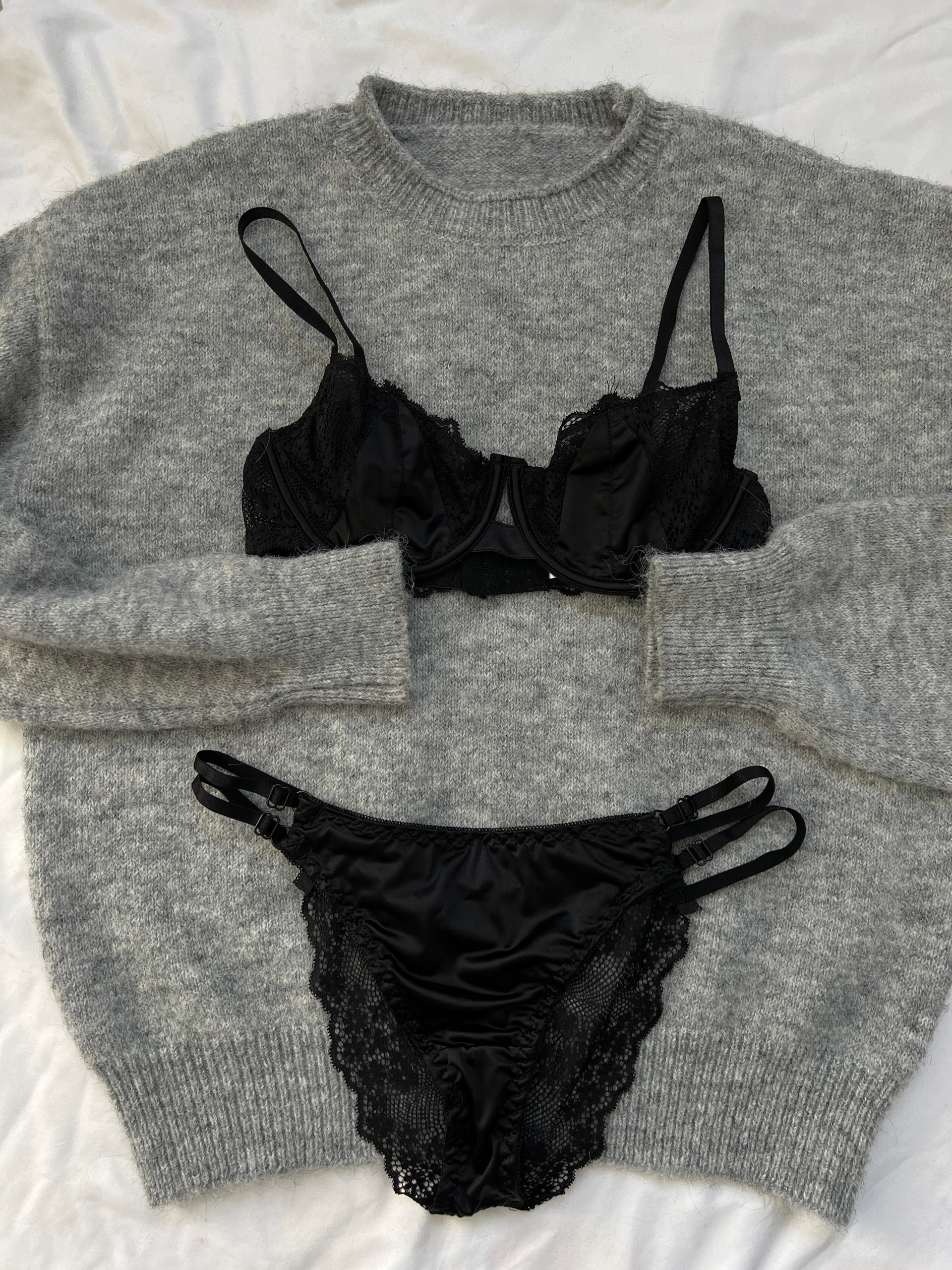 Комплект бюст+трусы кружево