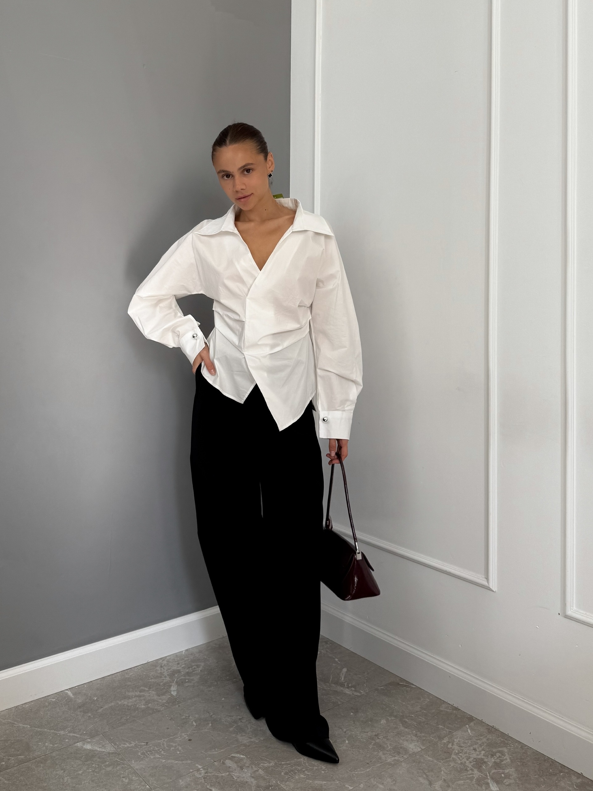 Рубашка  Miss Diva 12035 замок на спине