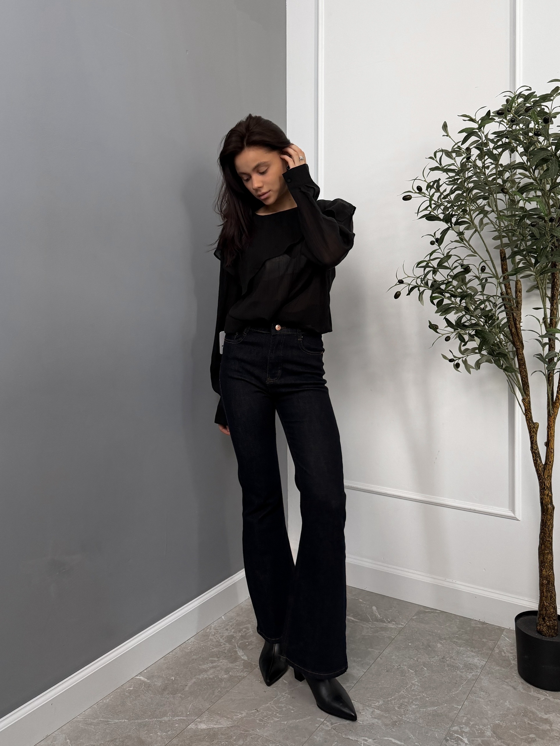 Блуза madeinost 57081 шифон