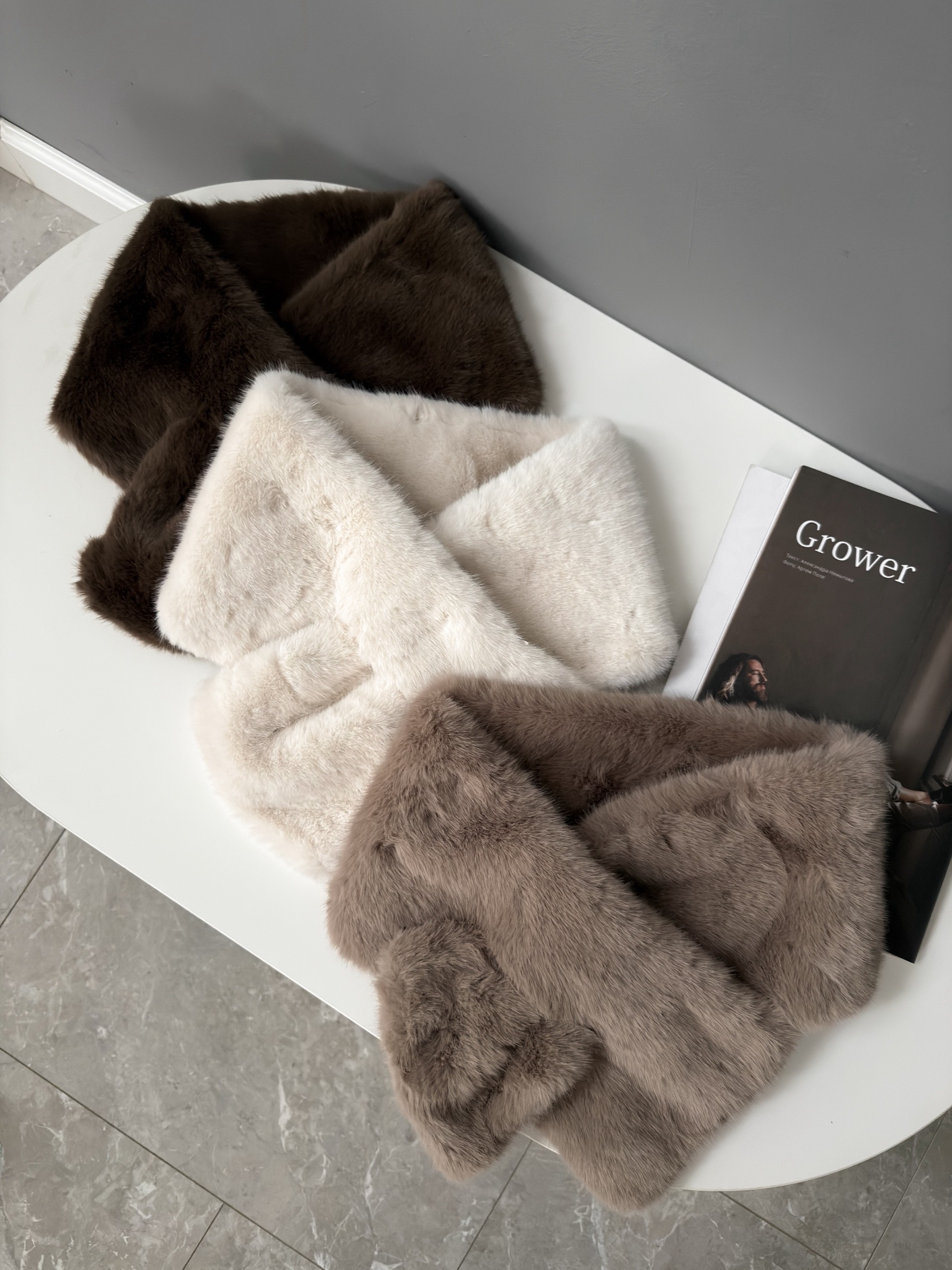 Шарф меховой YIRLFIT