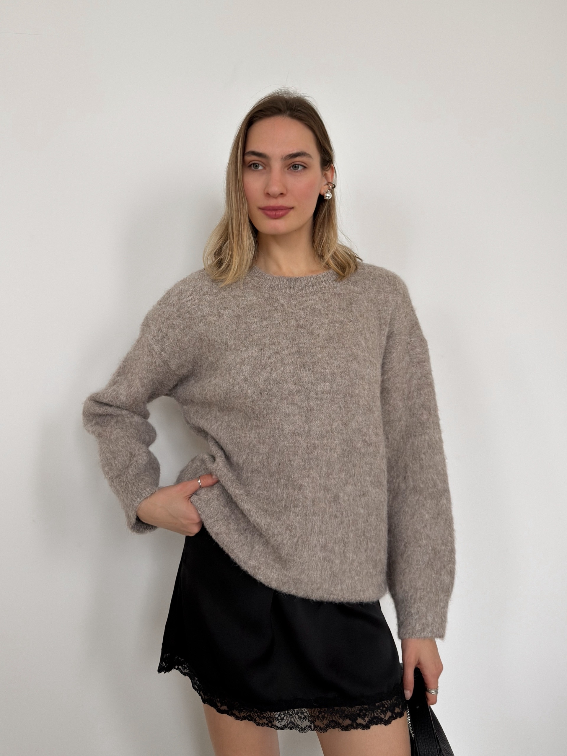 Джемпер W788 пушистый