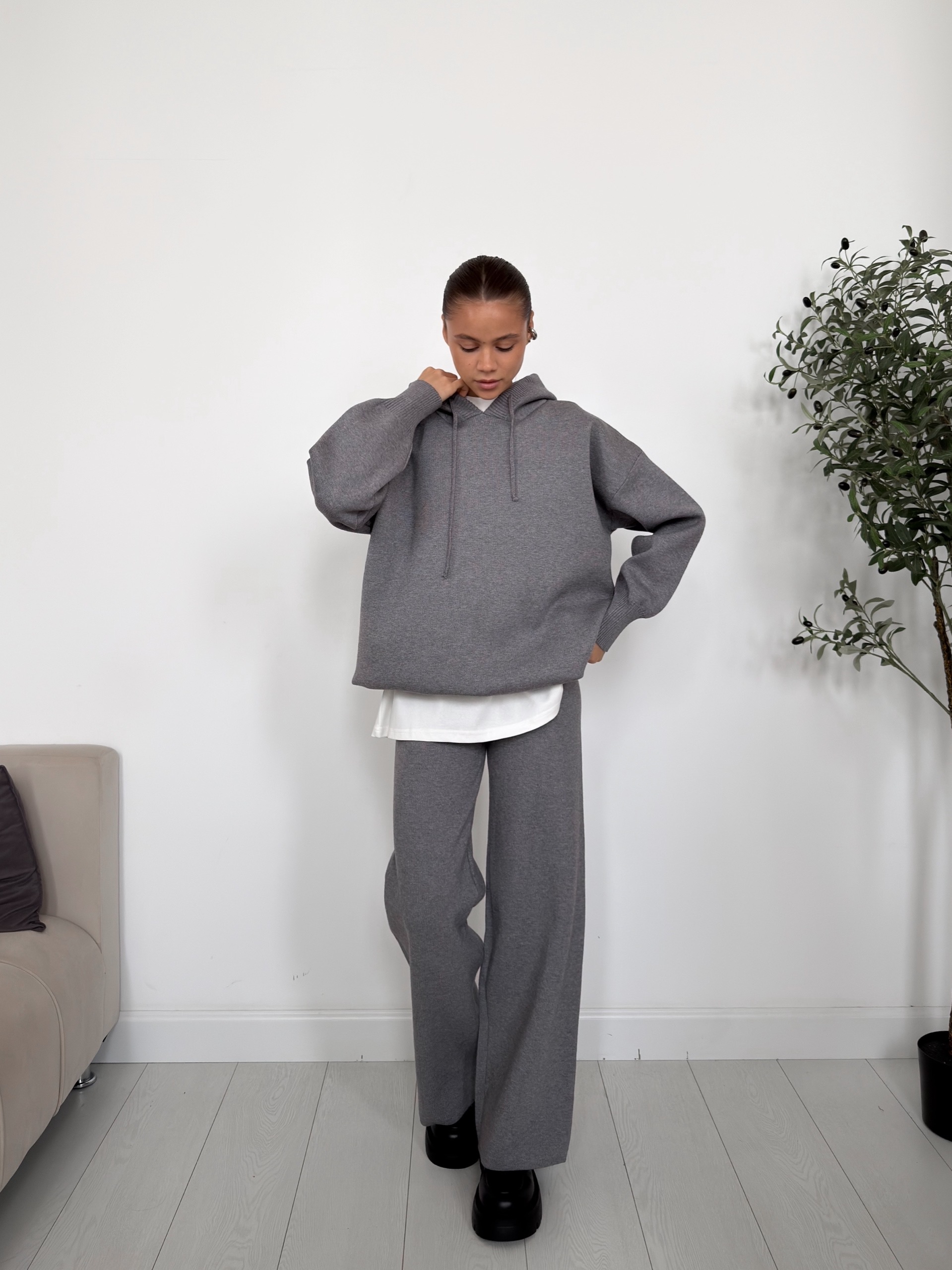 Костюм 733 кофта с капюшоном+брюки