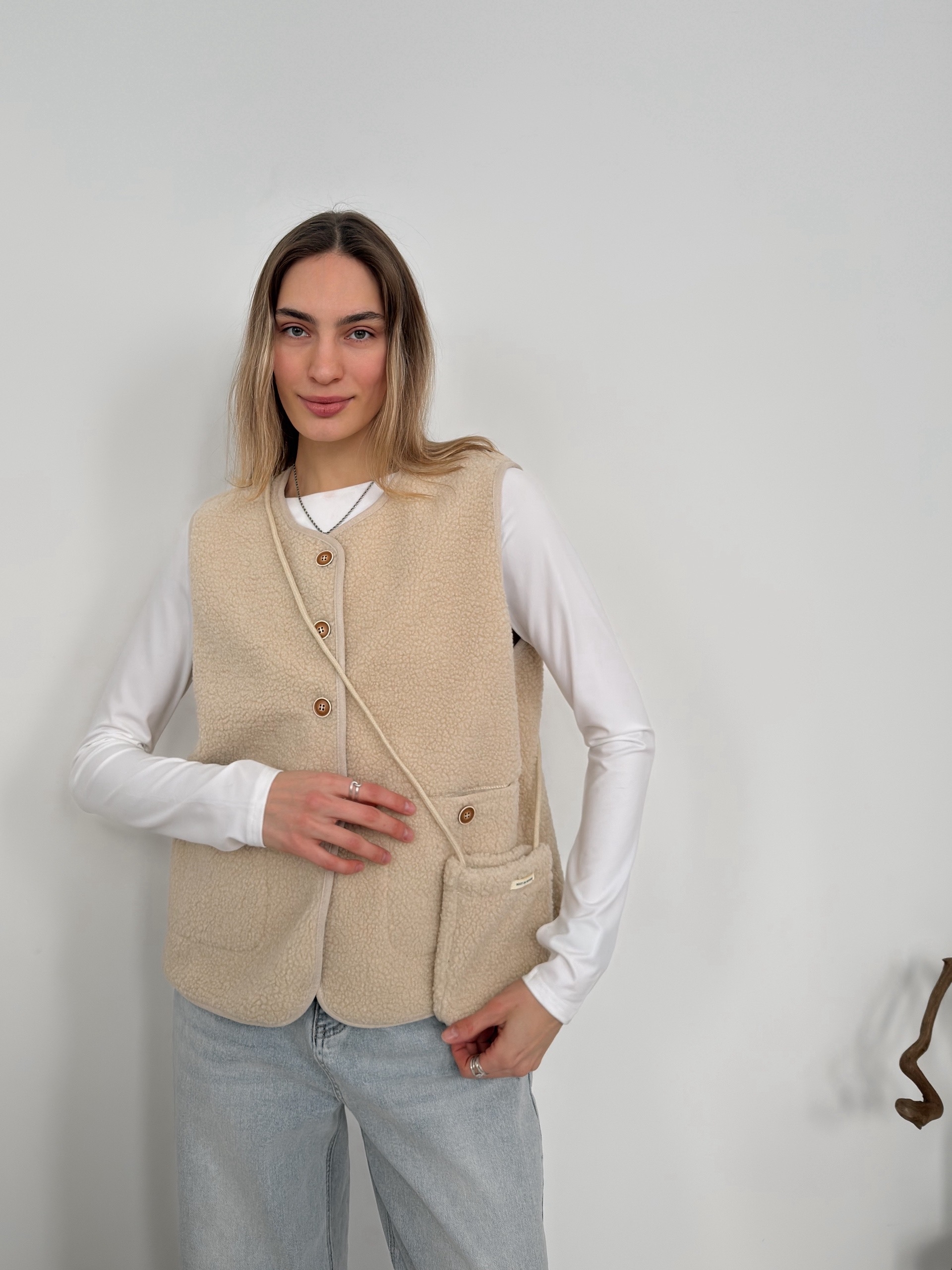 Жилетка B Slow 6064 мягкая+ сумочка