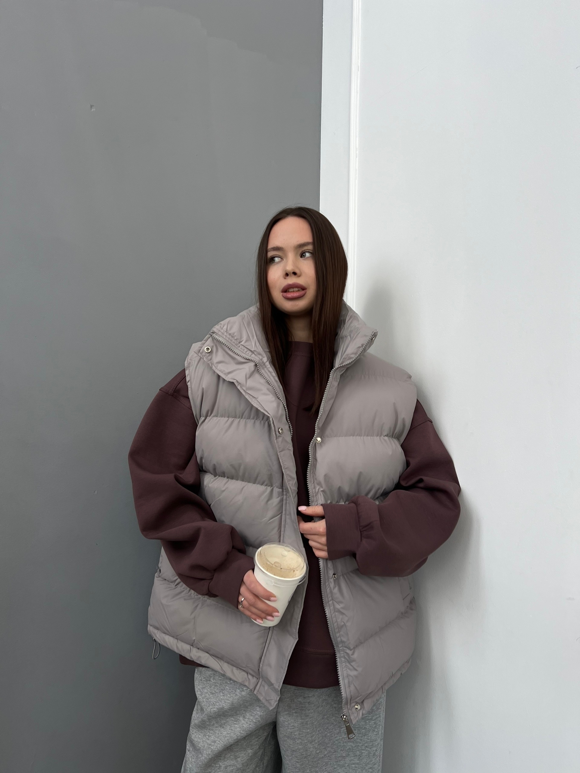 Жилетка Korea 1370 затяжки