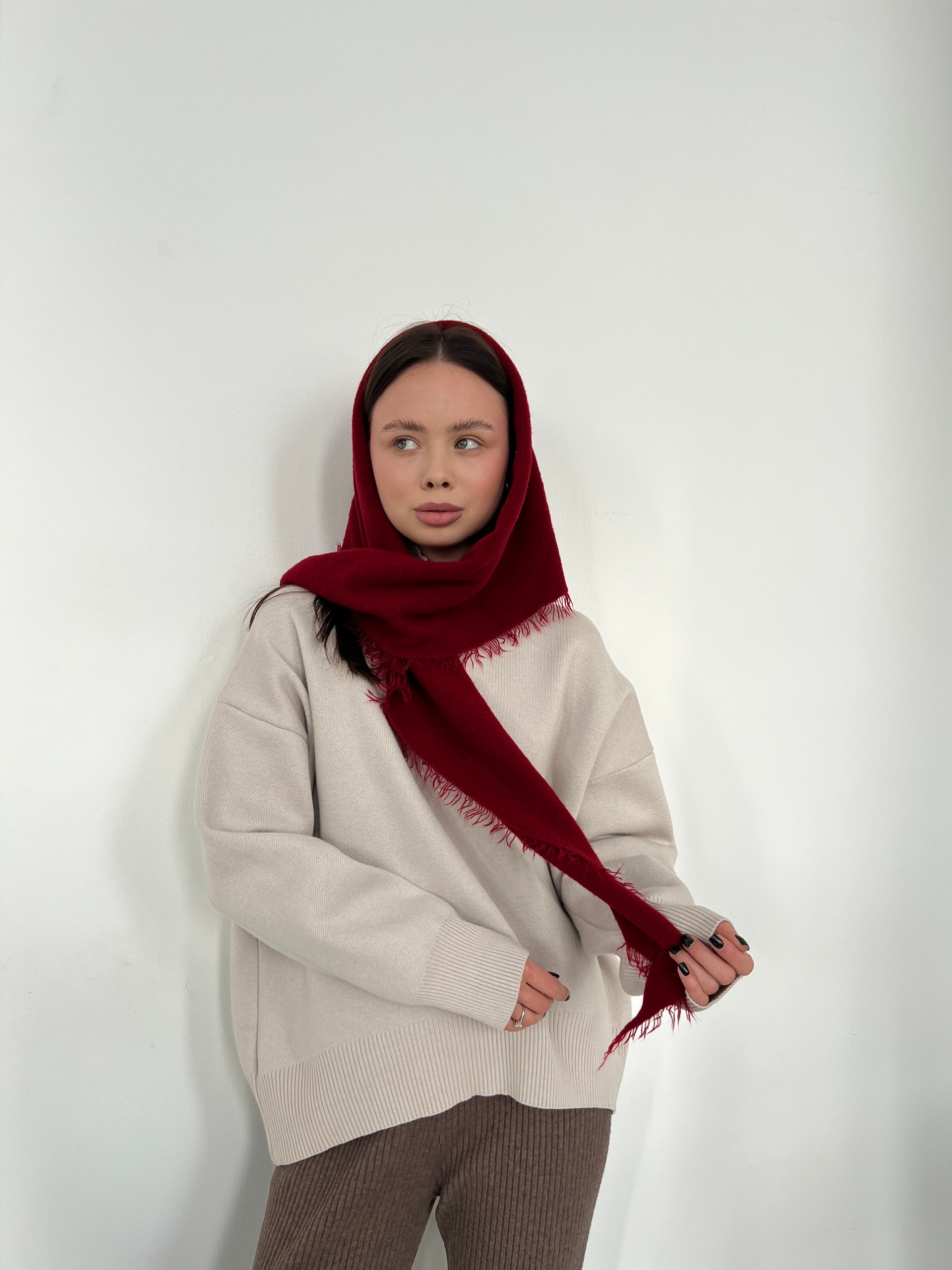 Косынка AIM 545 бахрома