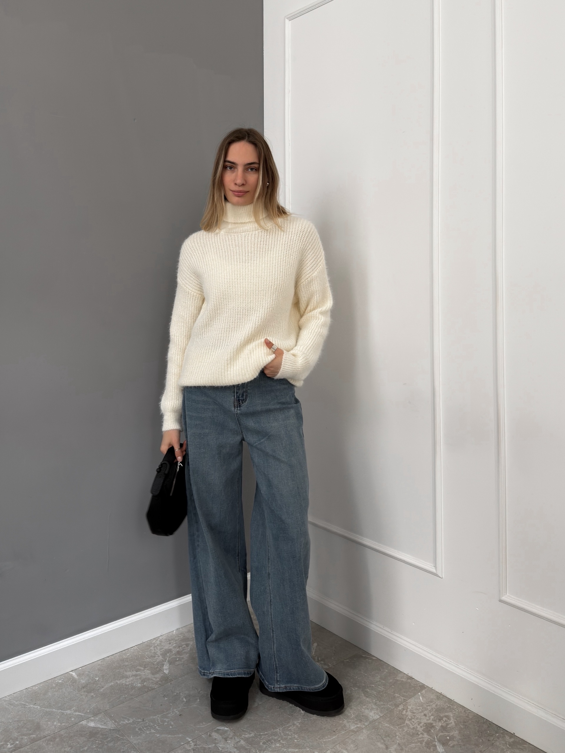 Свитер Korea S2566  ворот высокий