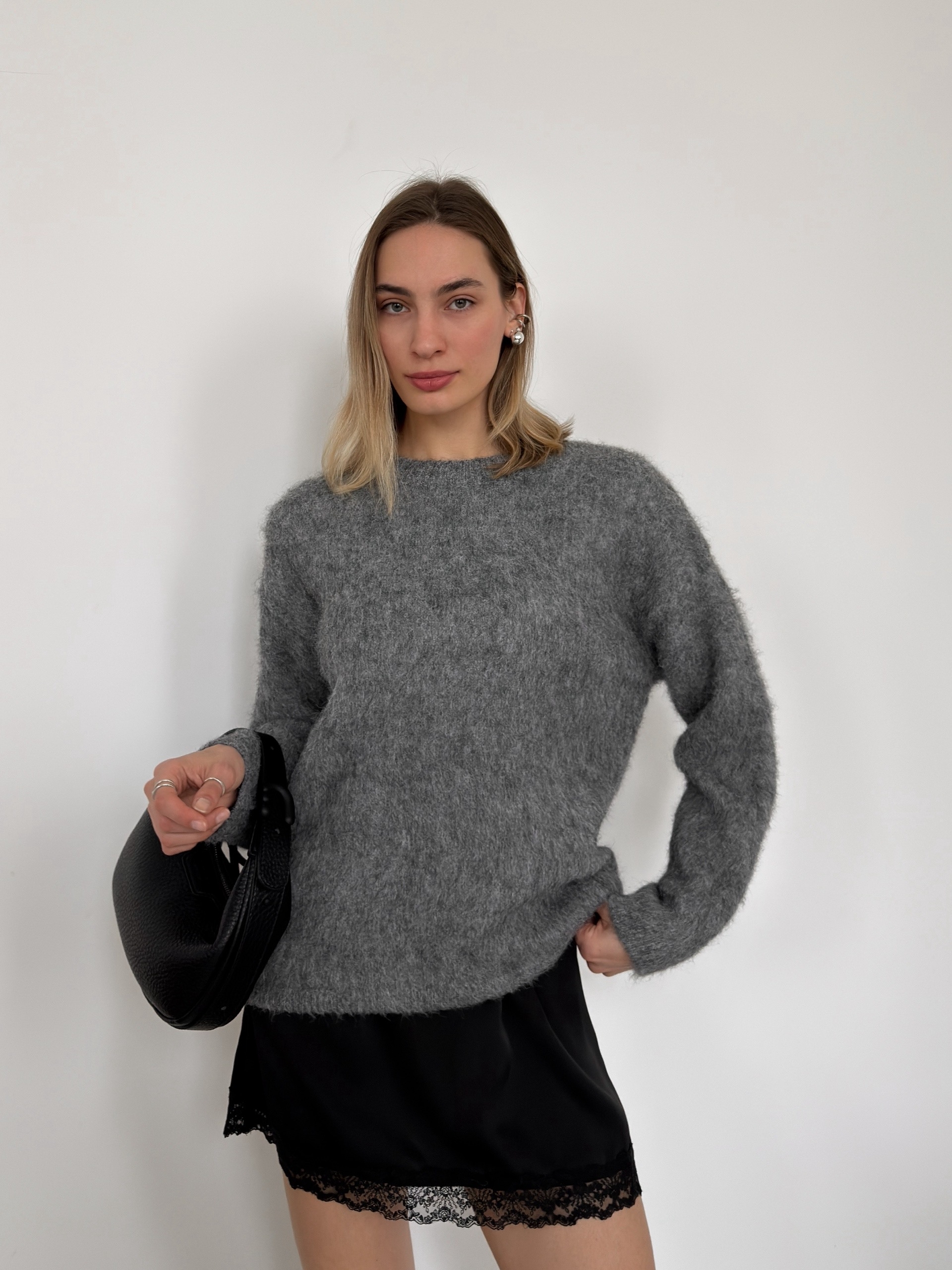 Джемпер W788 пушистый