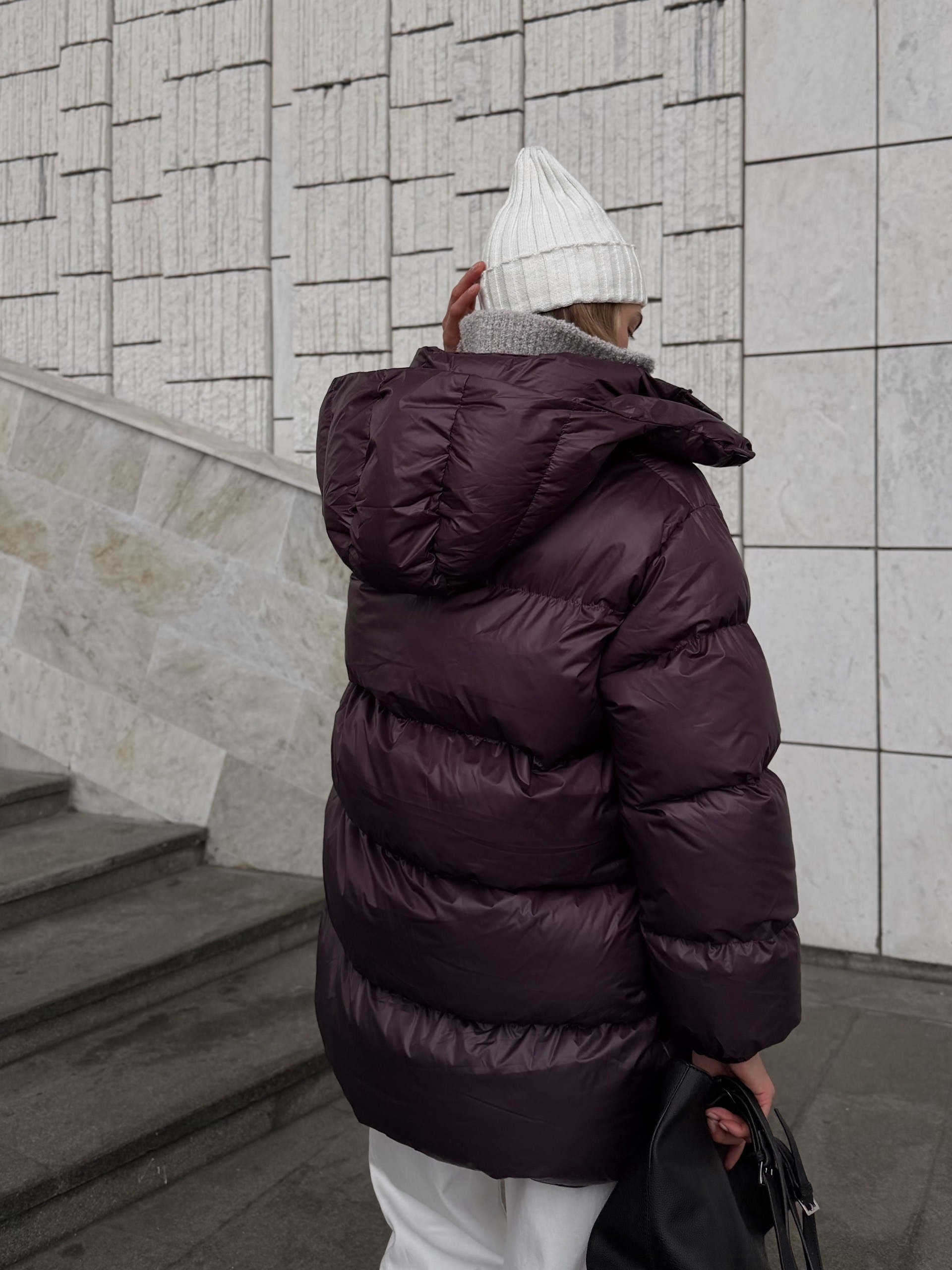 Куртка W5920 прямая средняя длина