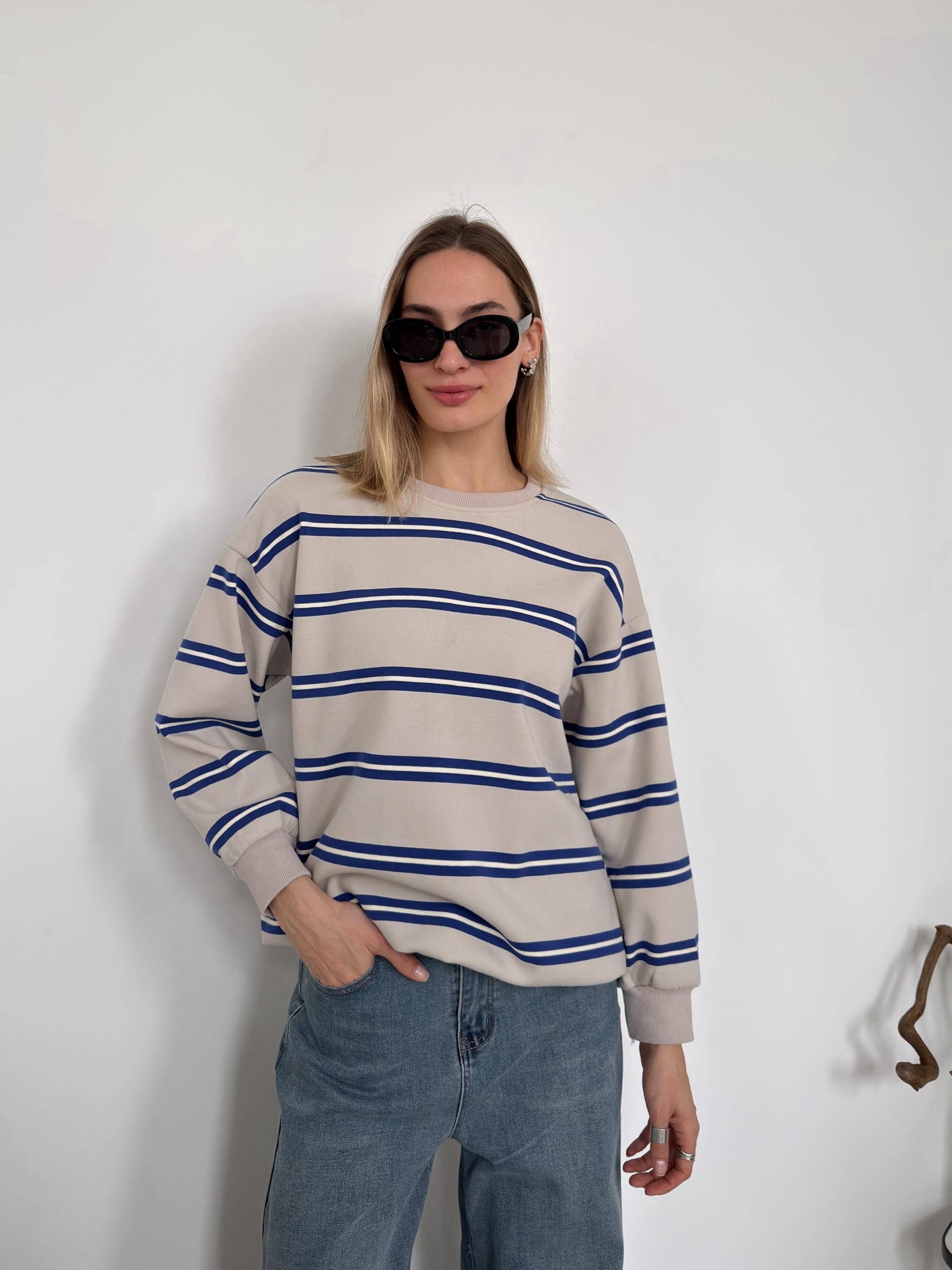 Джемпер HUA HUA 1188 в полоску