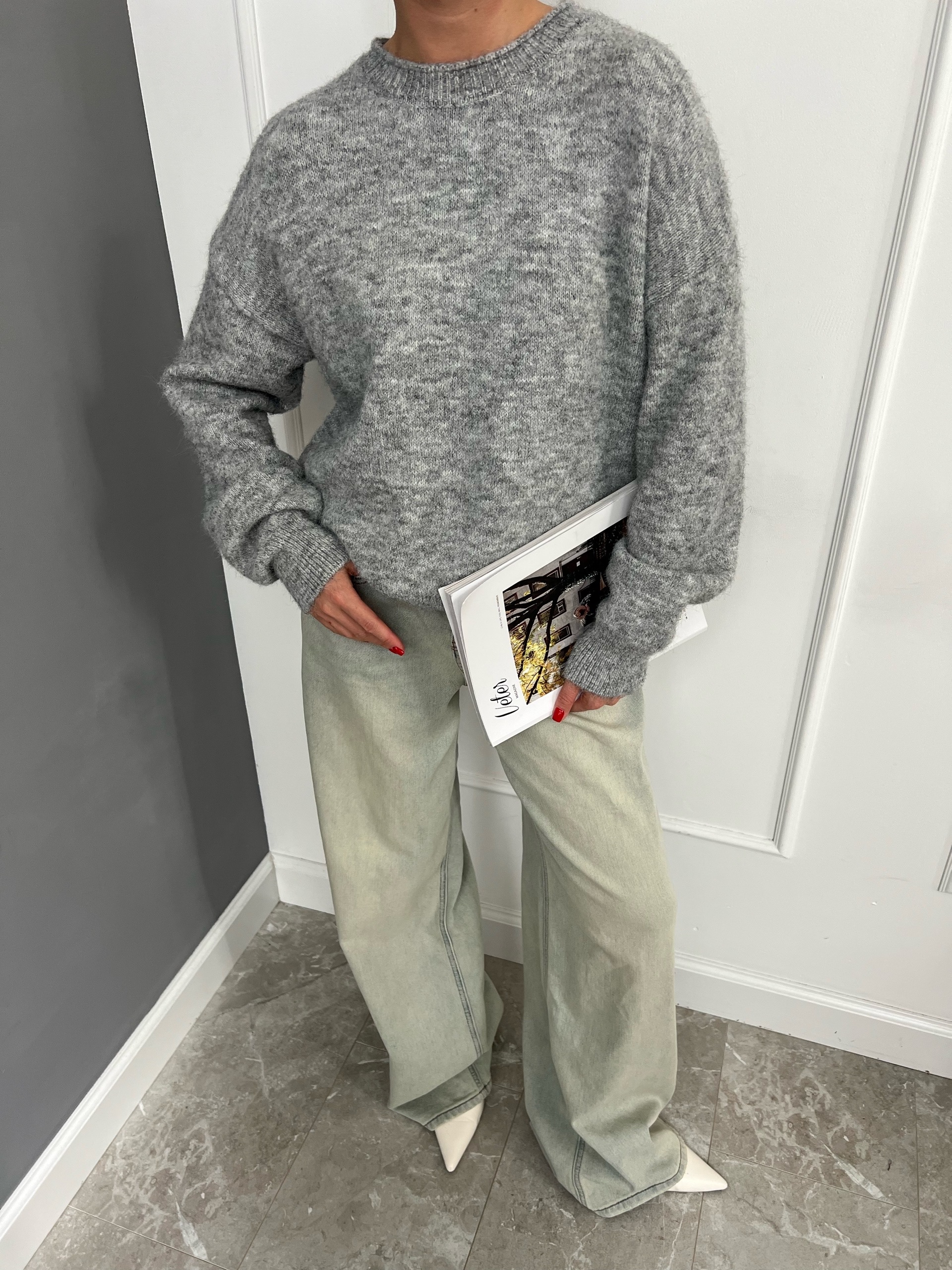 Джемпер F1002 резинка ворот необработ край