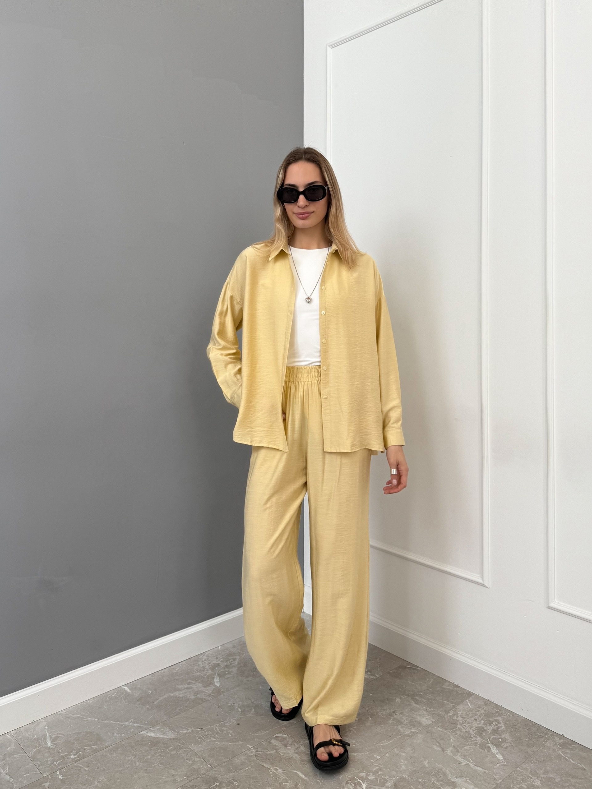 Костюм Dress Code 820 рубашка+кюлоты
