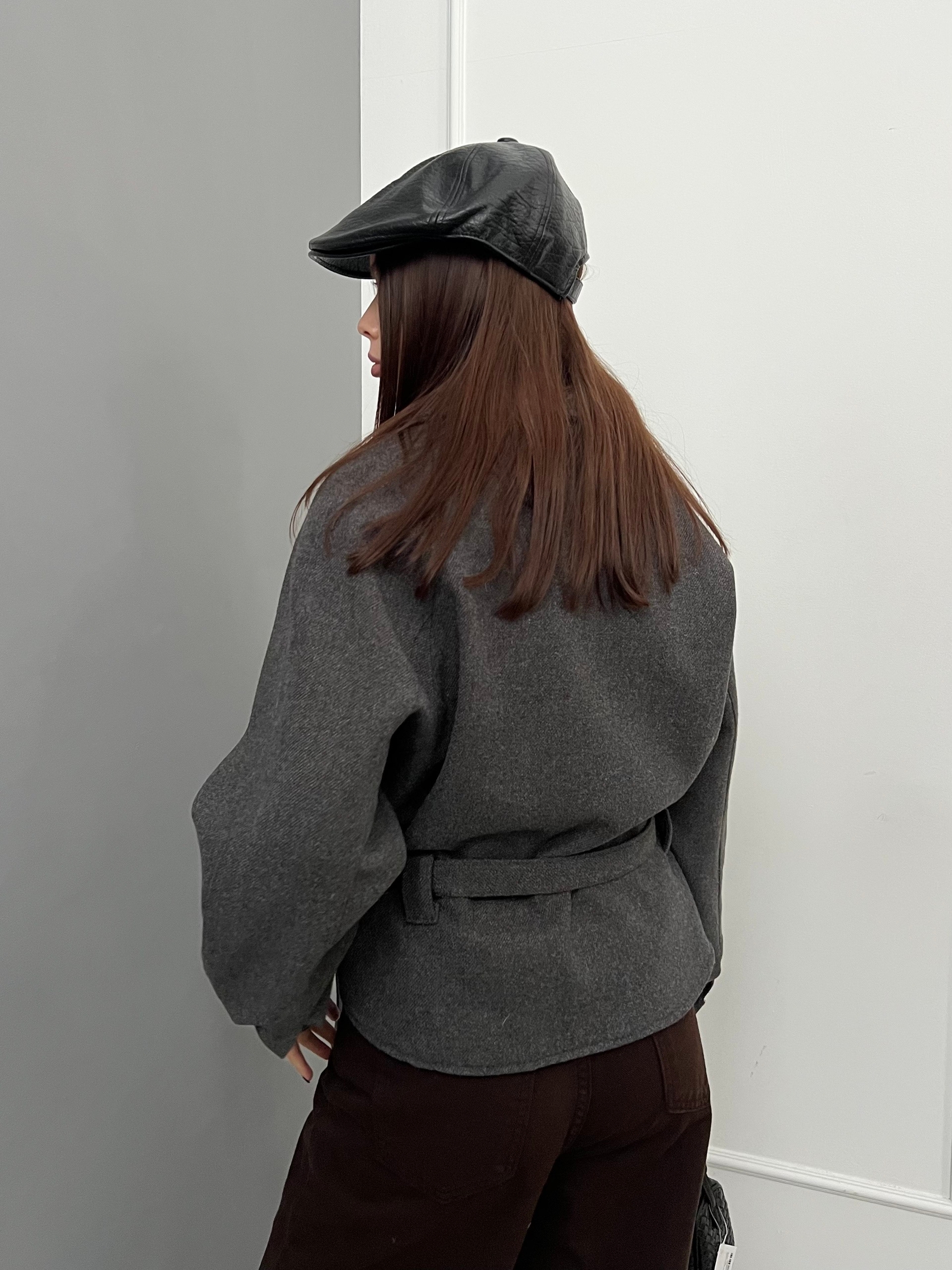 Пальто короткое 8859 XLDIAN