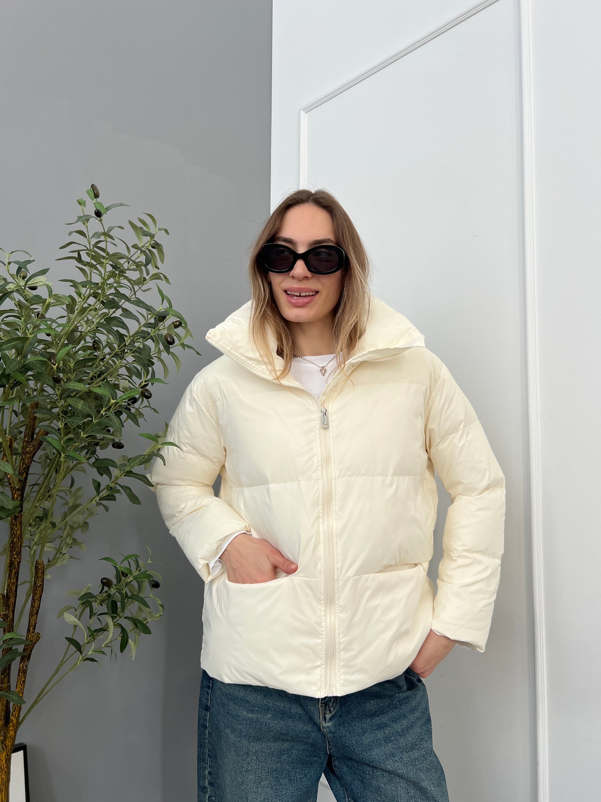 Куртка W 5952 высокий ворот