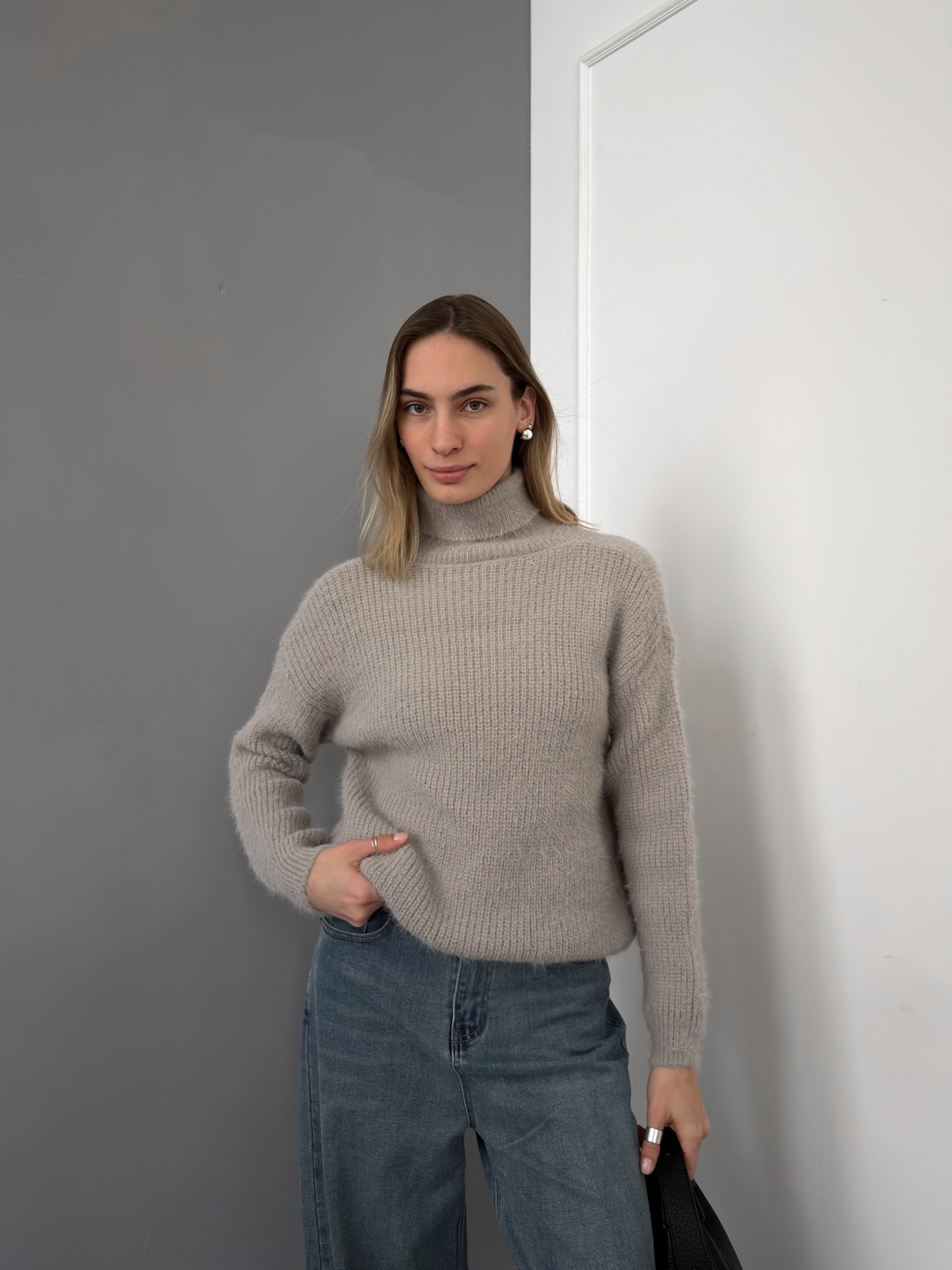 Свитер Korea S2566  ворот высокий