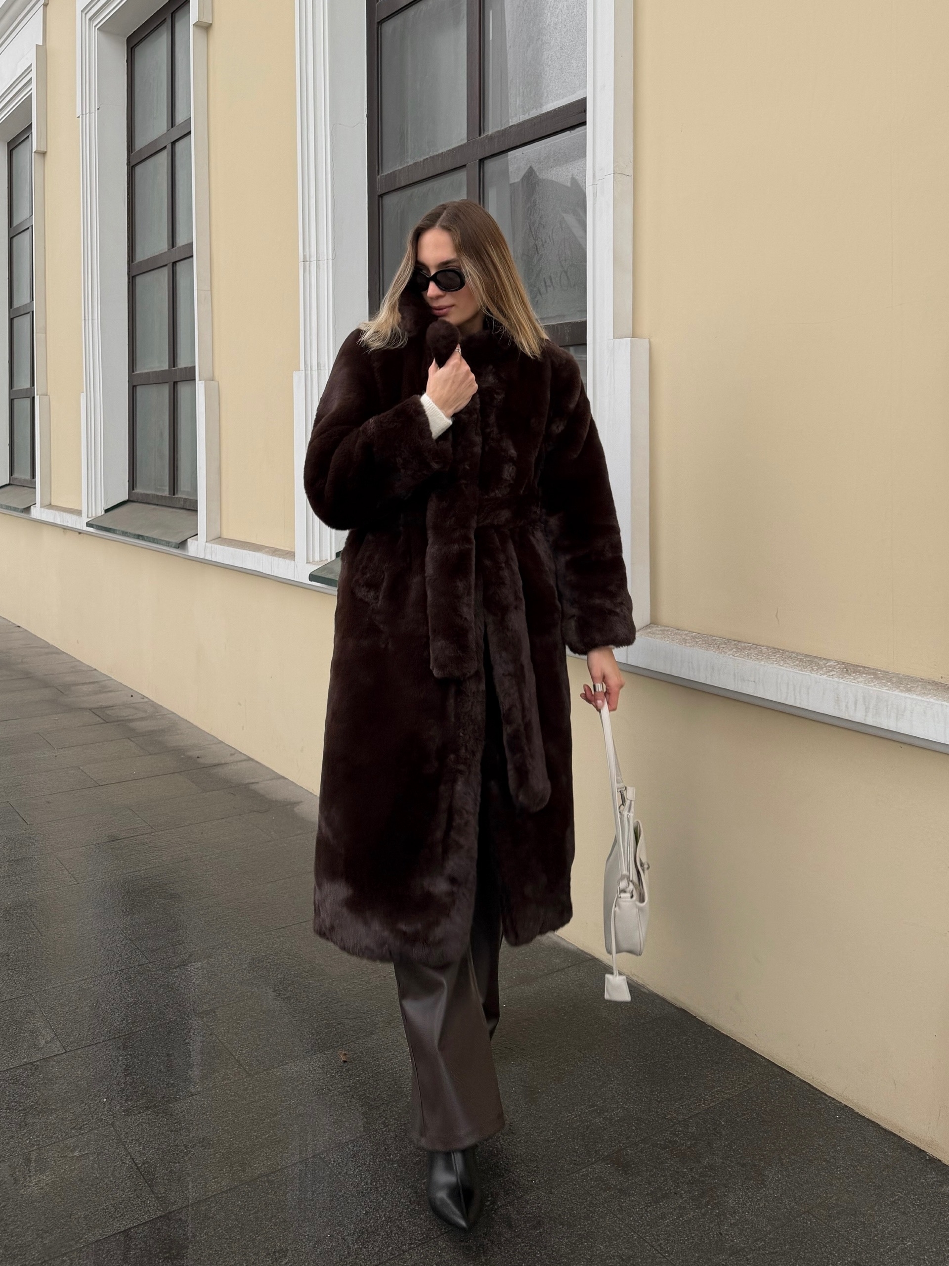 Шубка Cherry длинная на кнопках