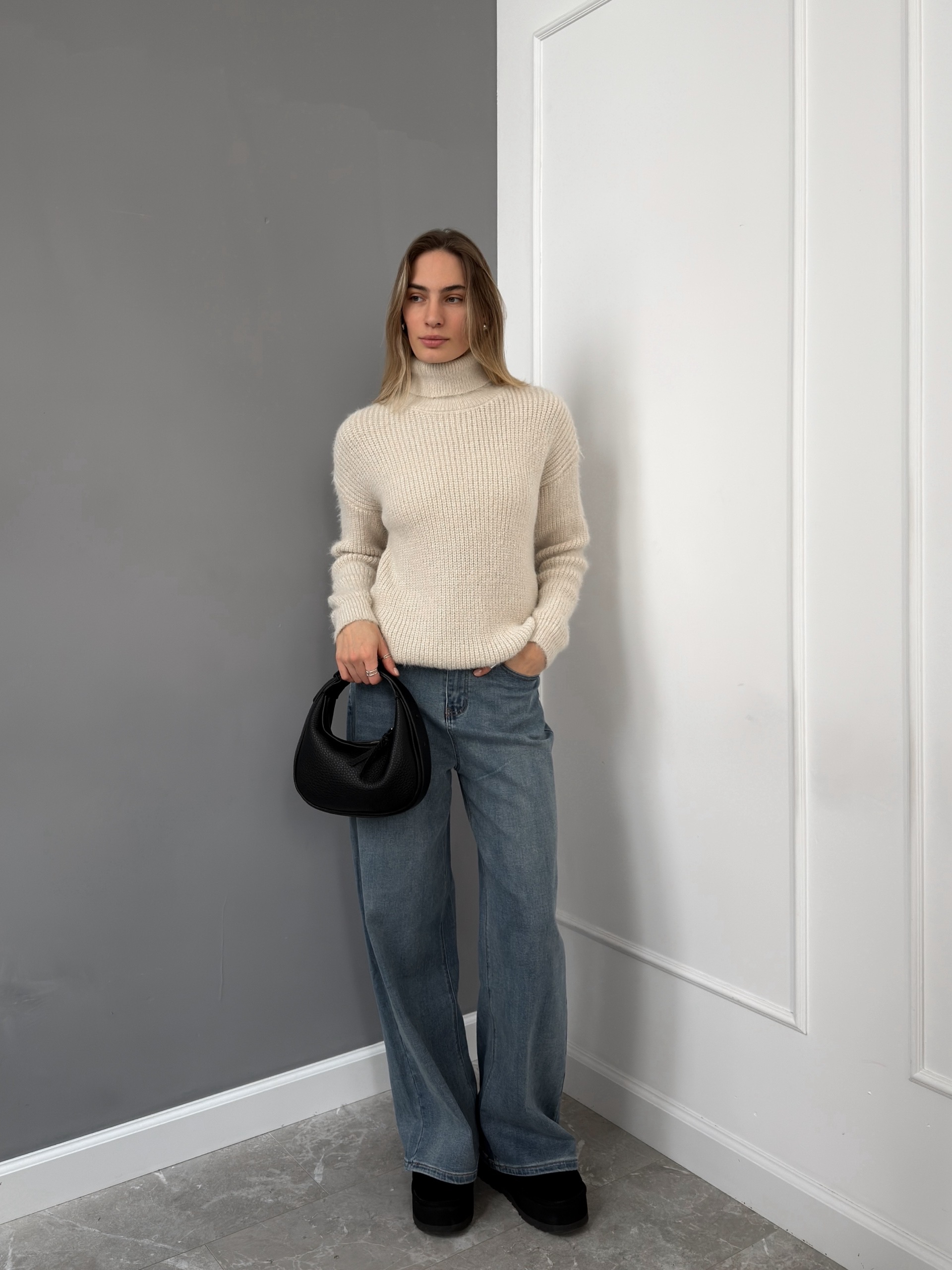 Свитер Korea S2566  ворот высокий