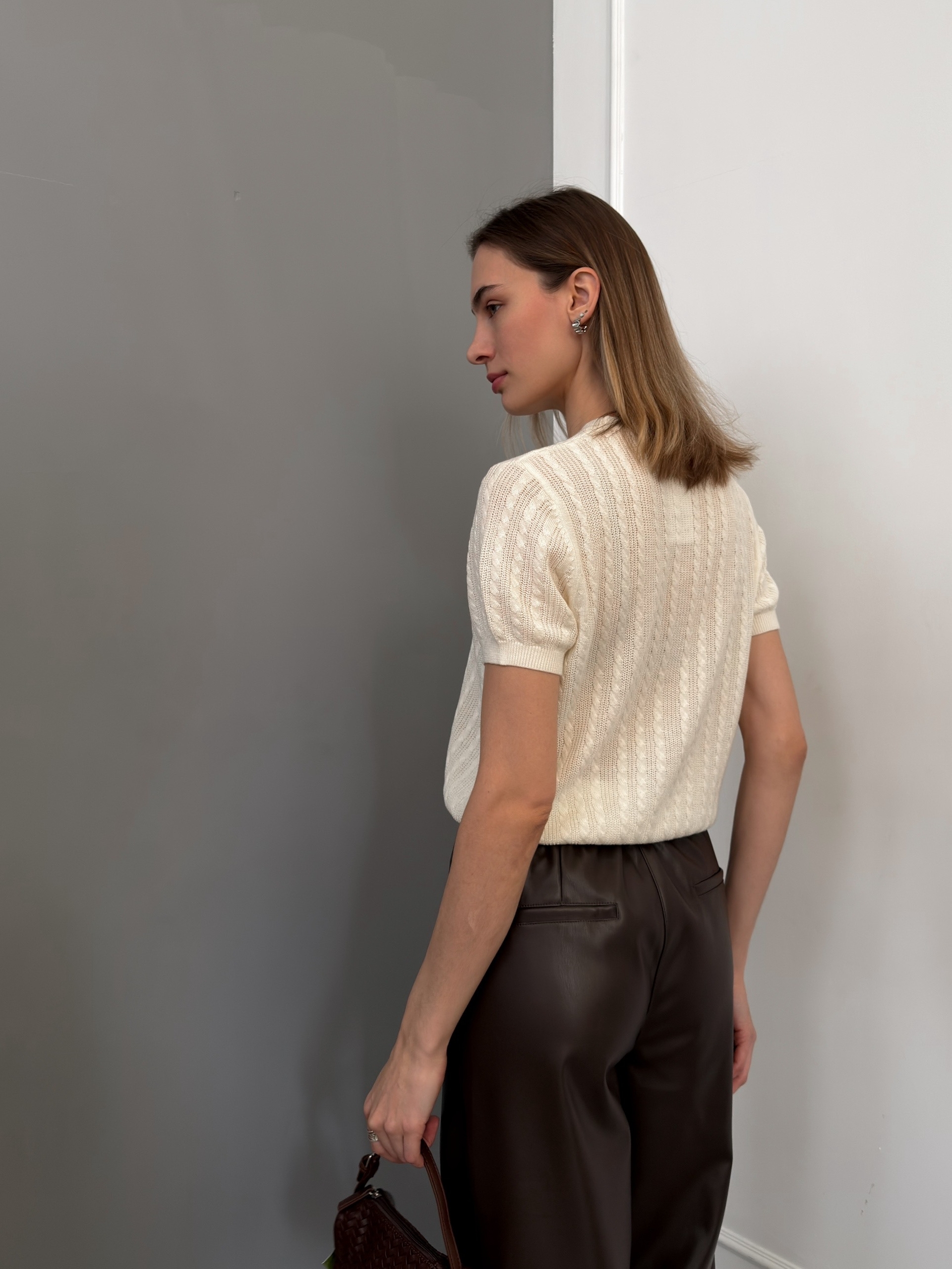 Поло JOJO A813 нашивка бантик