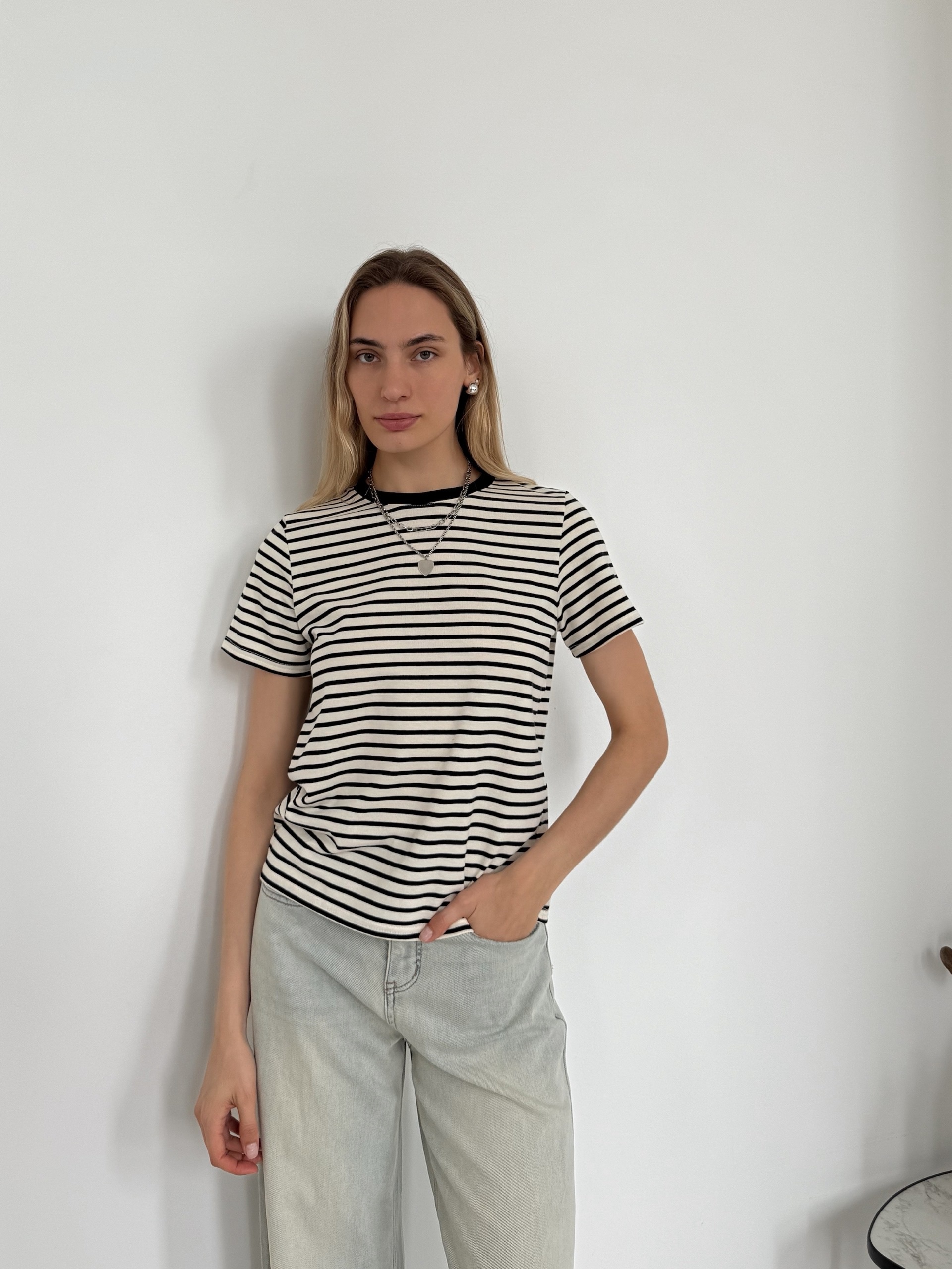 Футболка A.Studio 8355 в полоску