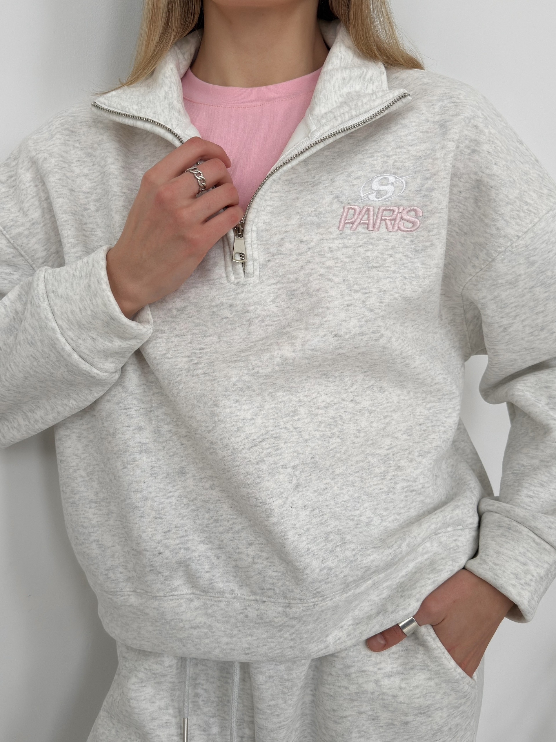 Костюм Korea 3075 Paris ворот на замке флис