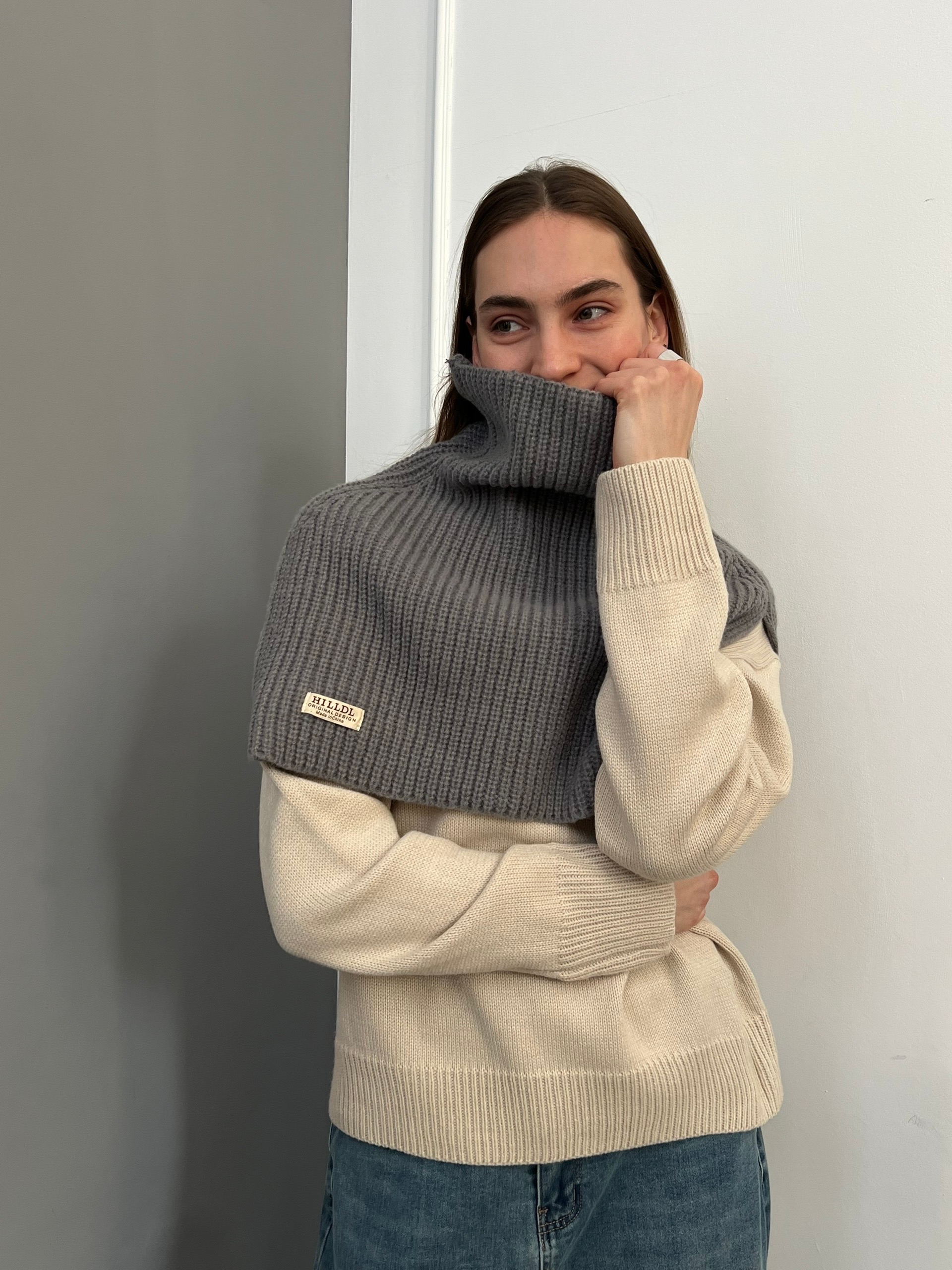 Манишка HILLDL в рубчик