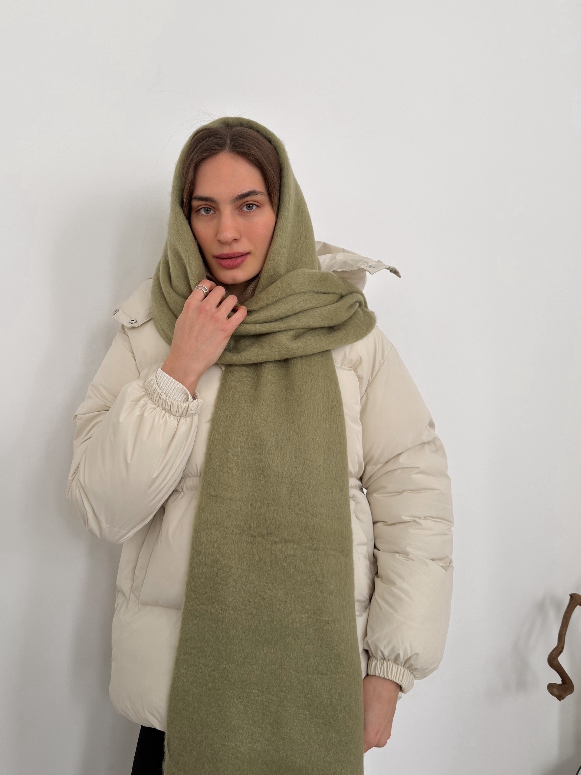 Шарф 1095 LS однотон