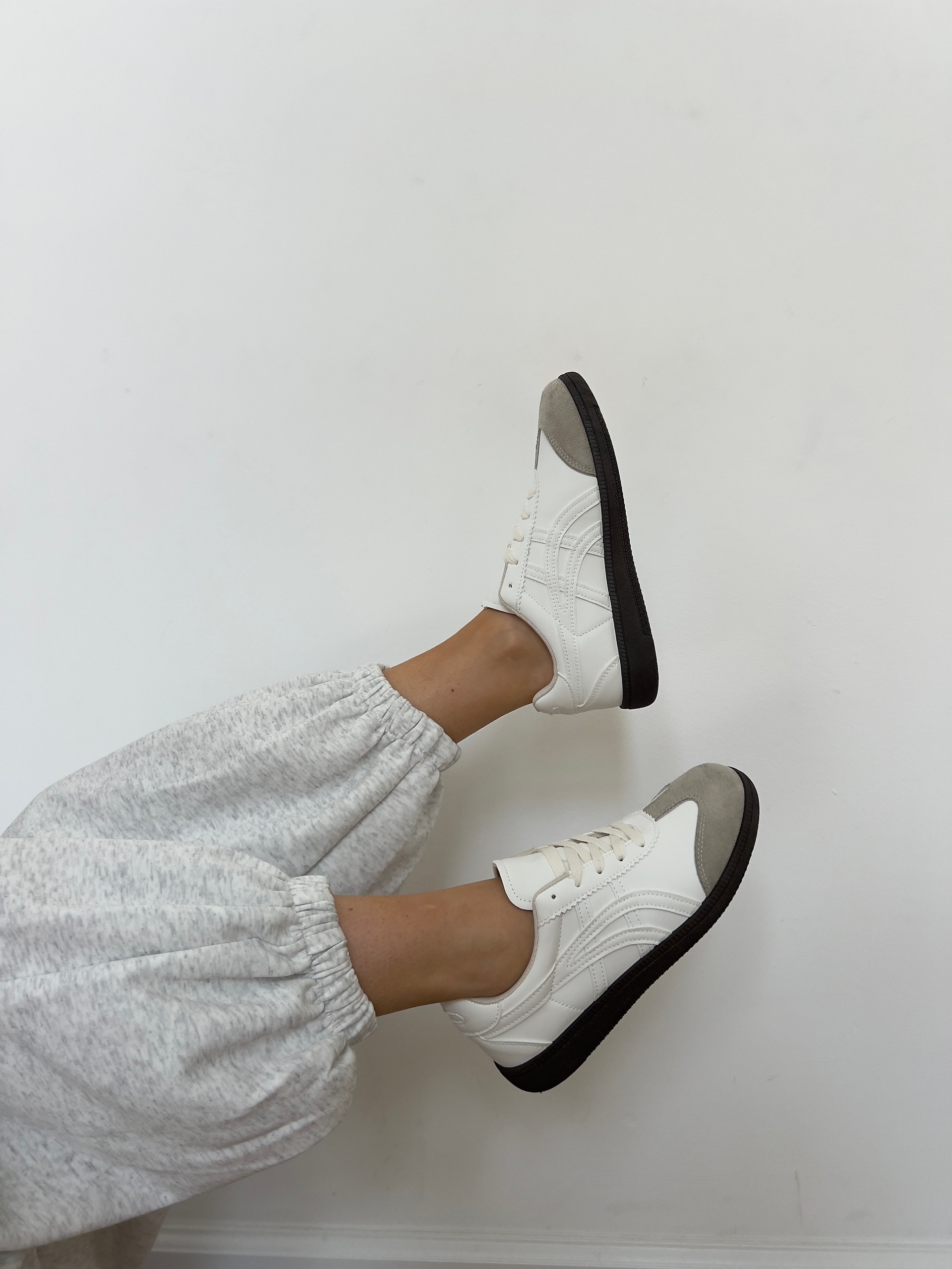 Кеды NM LZC7-3вставки замша+полосы