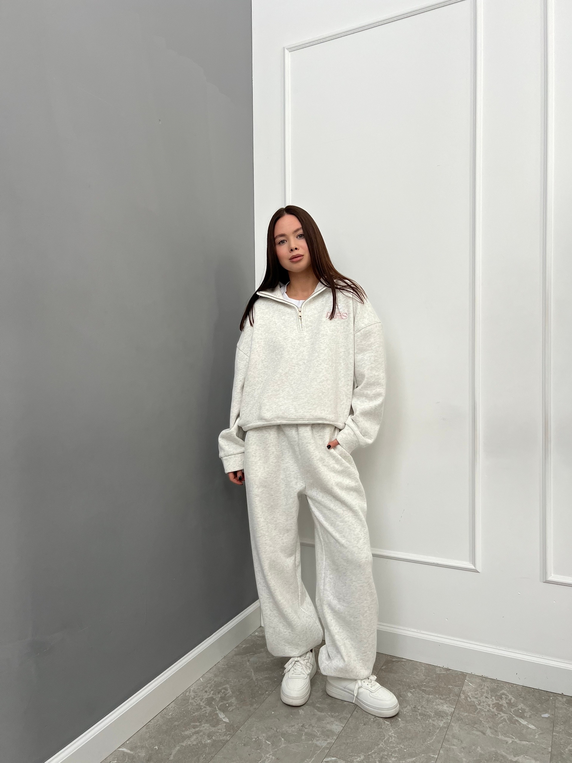 Костюм Korea 3075 Paris ворот на замке флис