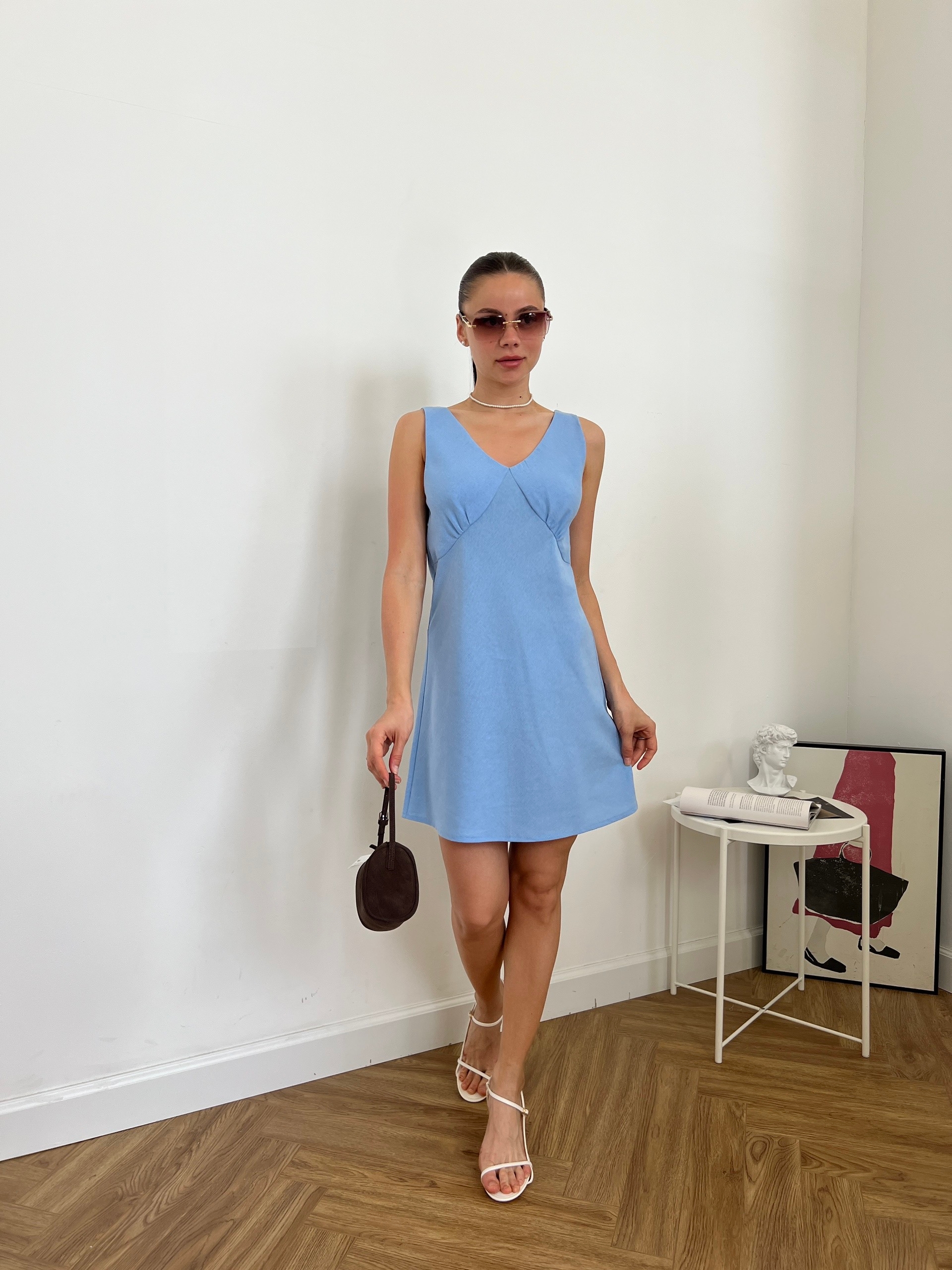 Платье Casual 014 с пояском