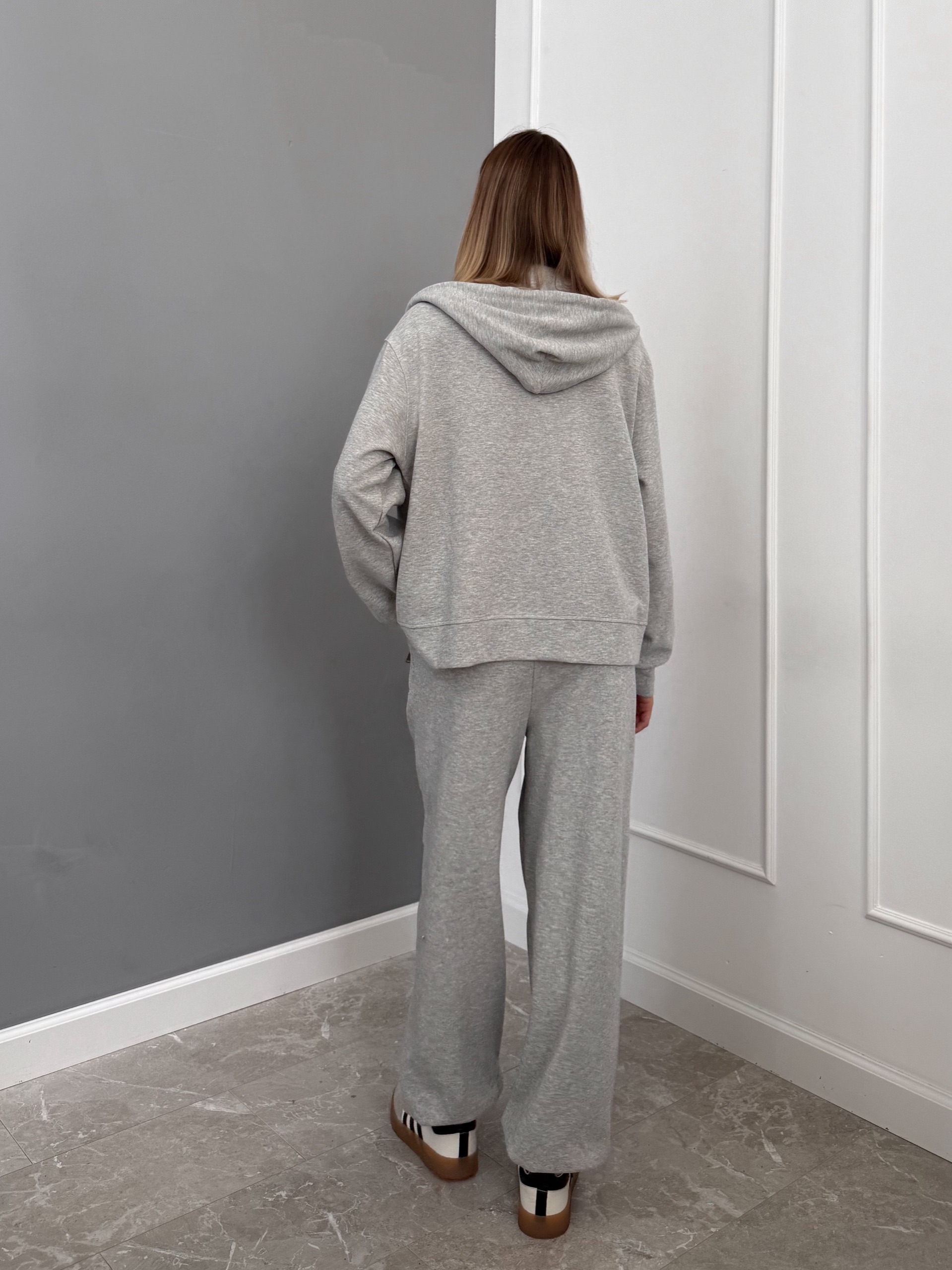 Костюм NJ brand 71761 худи на замке+кюлоты