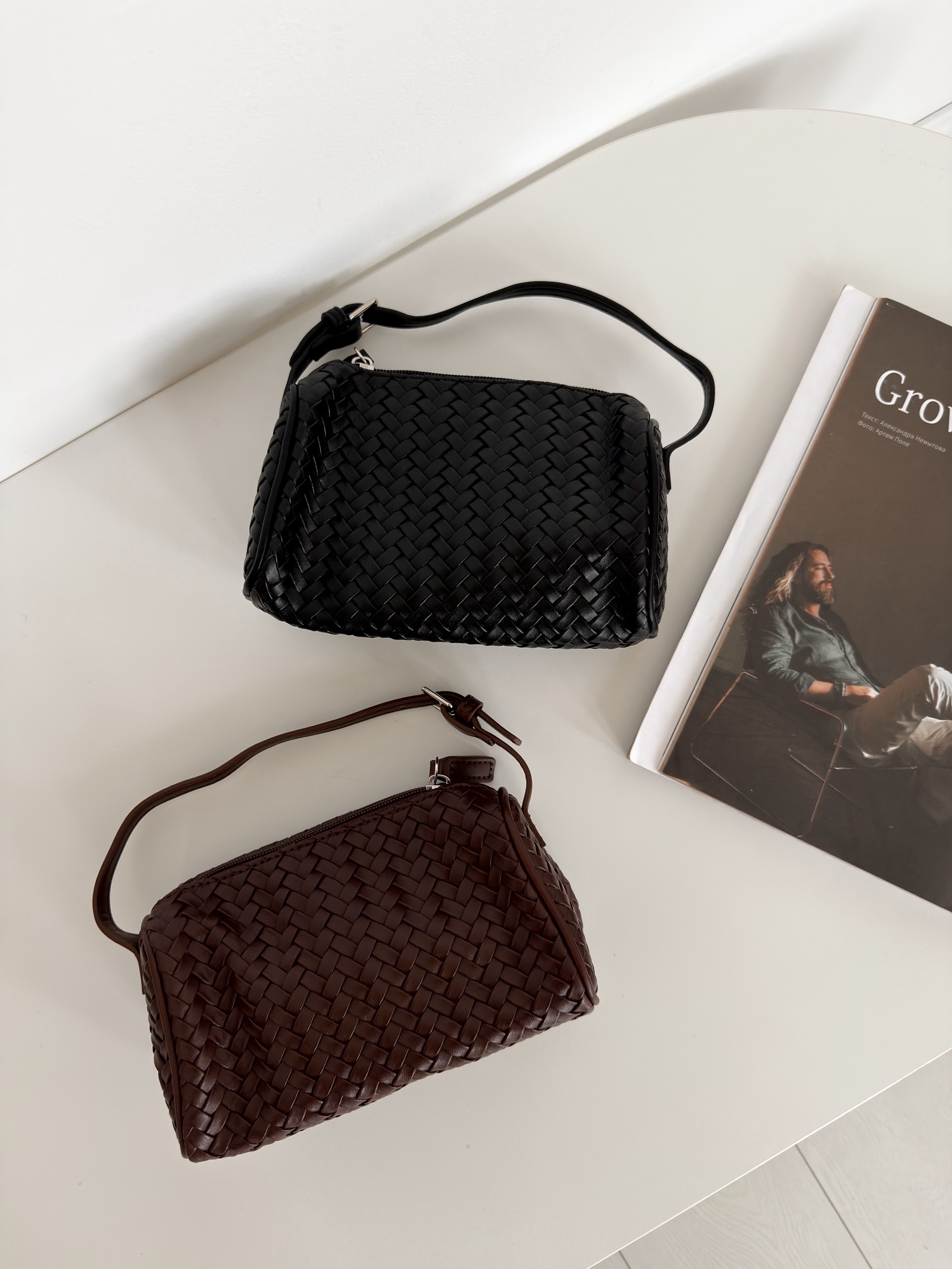 Сумка плетеная бочонок 4495