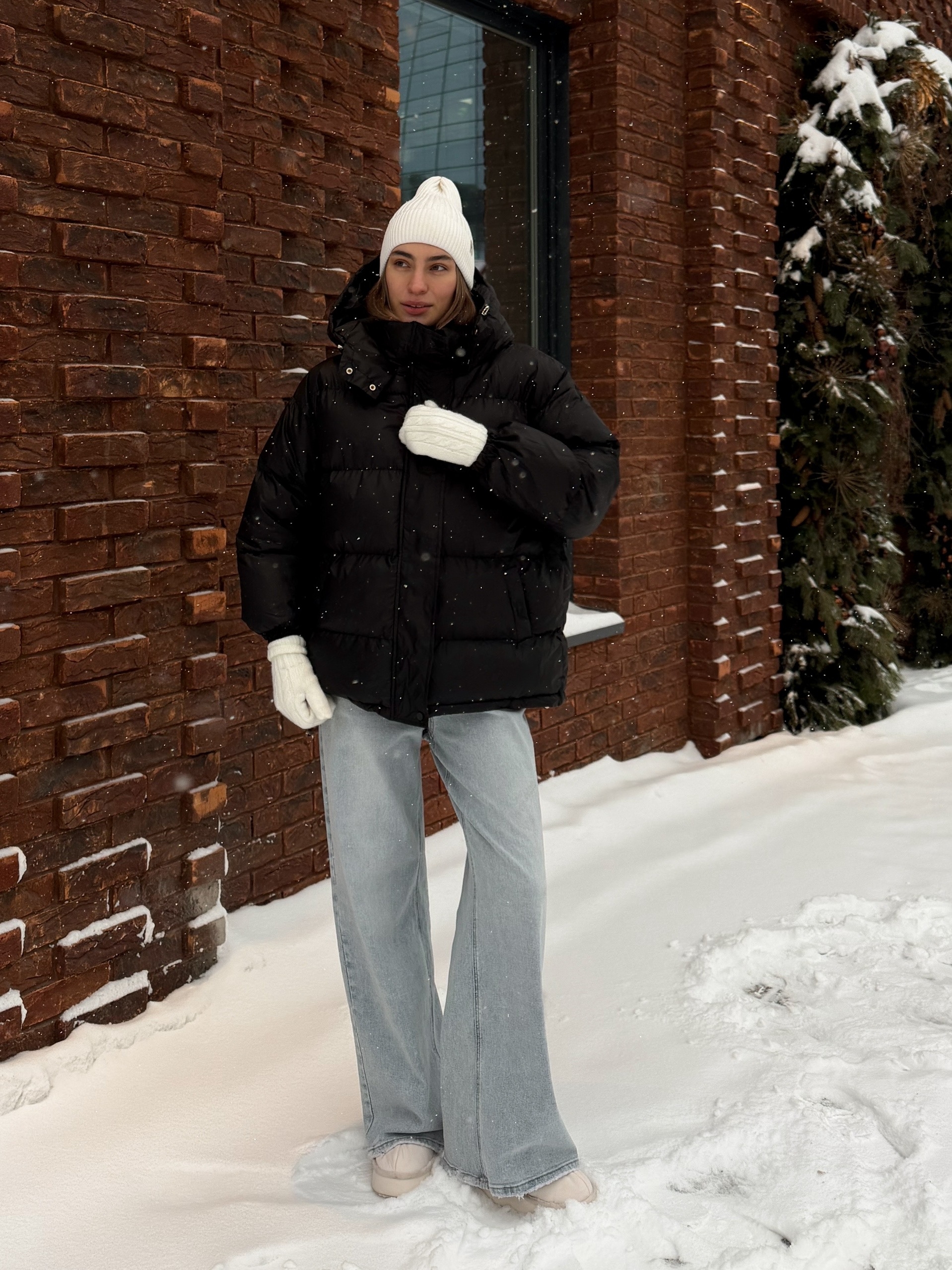 Куртка Nana 88117 короткая затяжка внизу