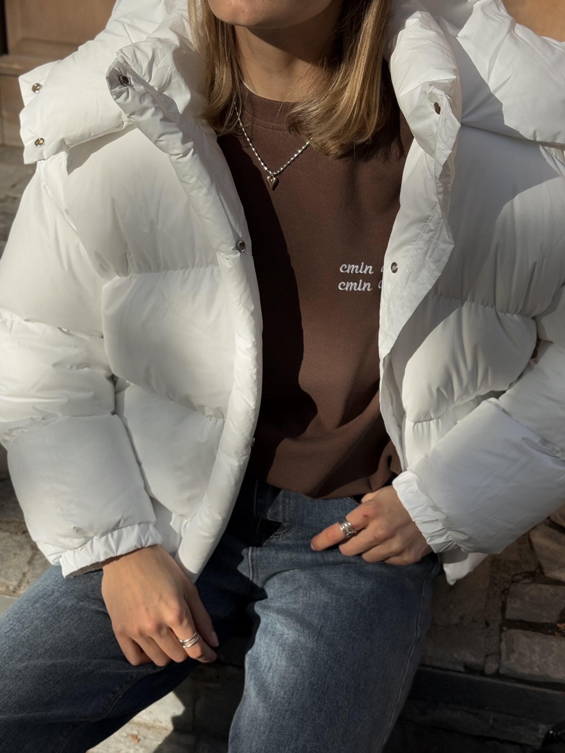 Куртка PERFECT A001 короткая на затяжке