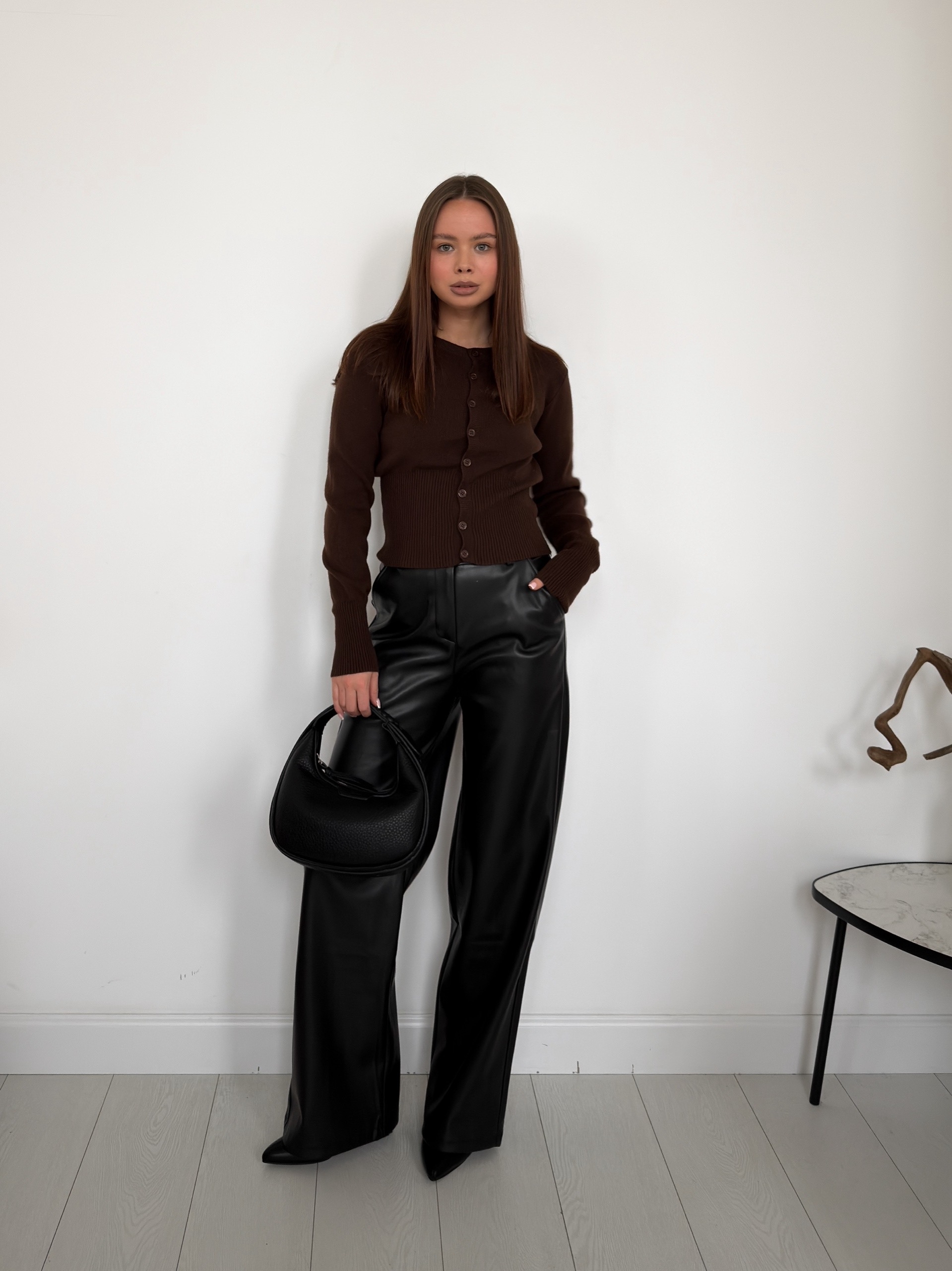 Кардиган приталенный на пуговках