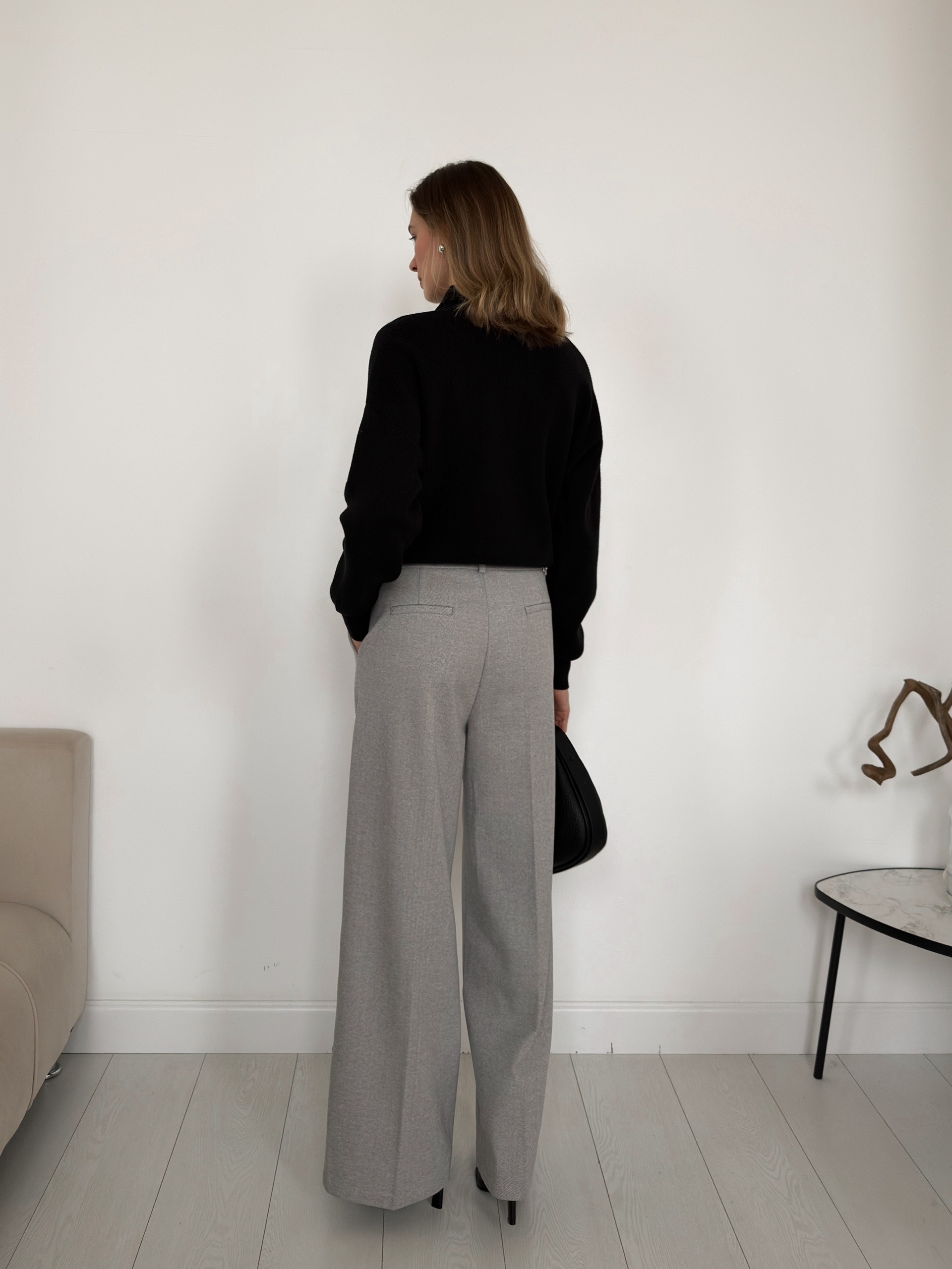 Джемпер Korea f2020 поло в рубчик