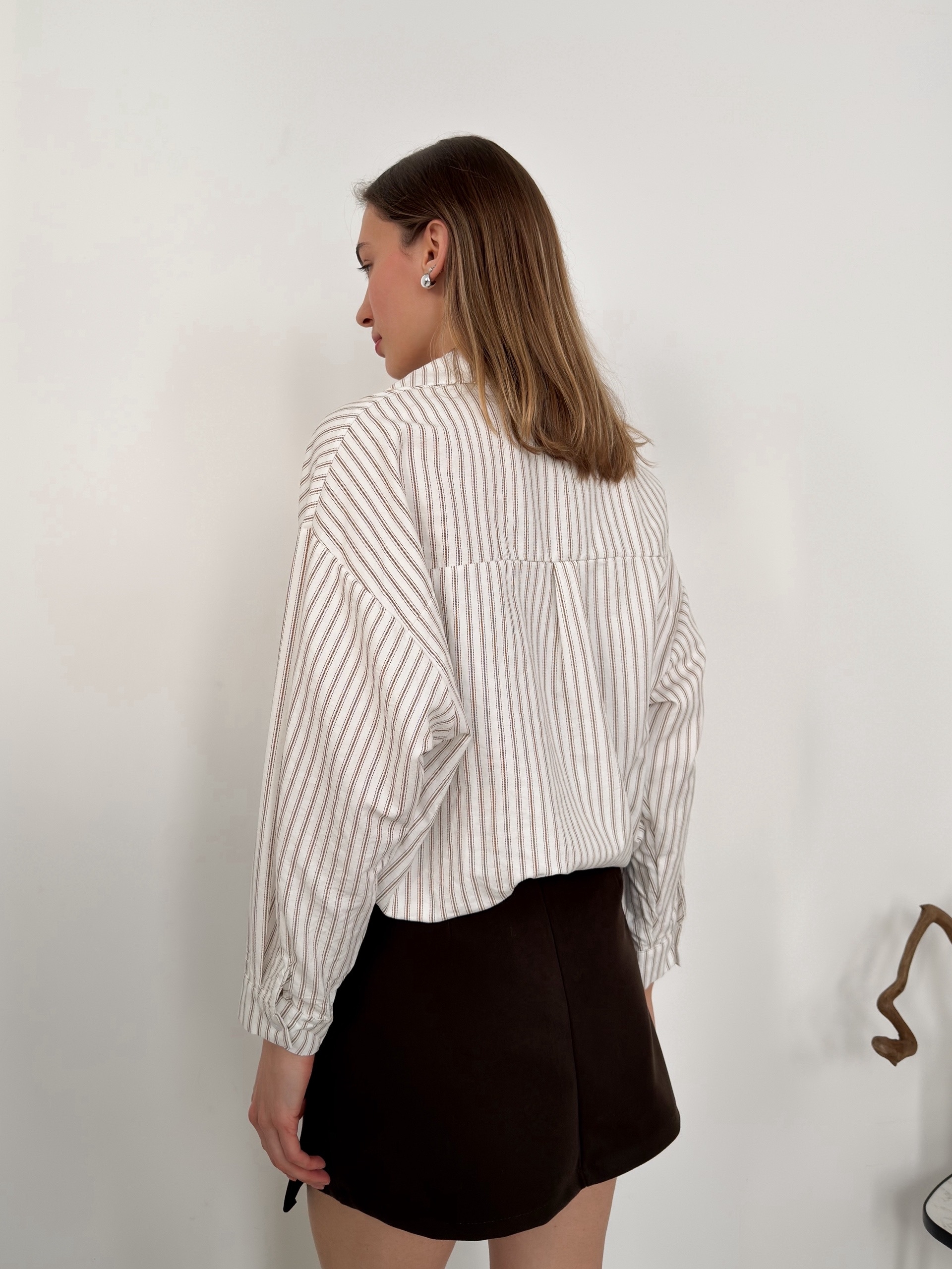 Рубашка Chuangxijidi 9791 в полоску