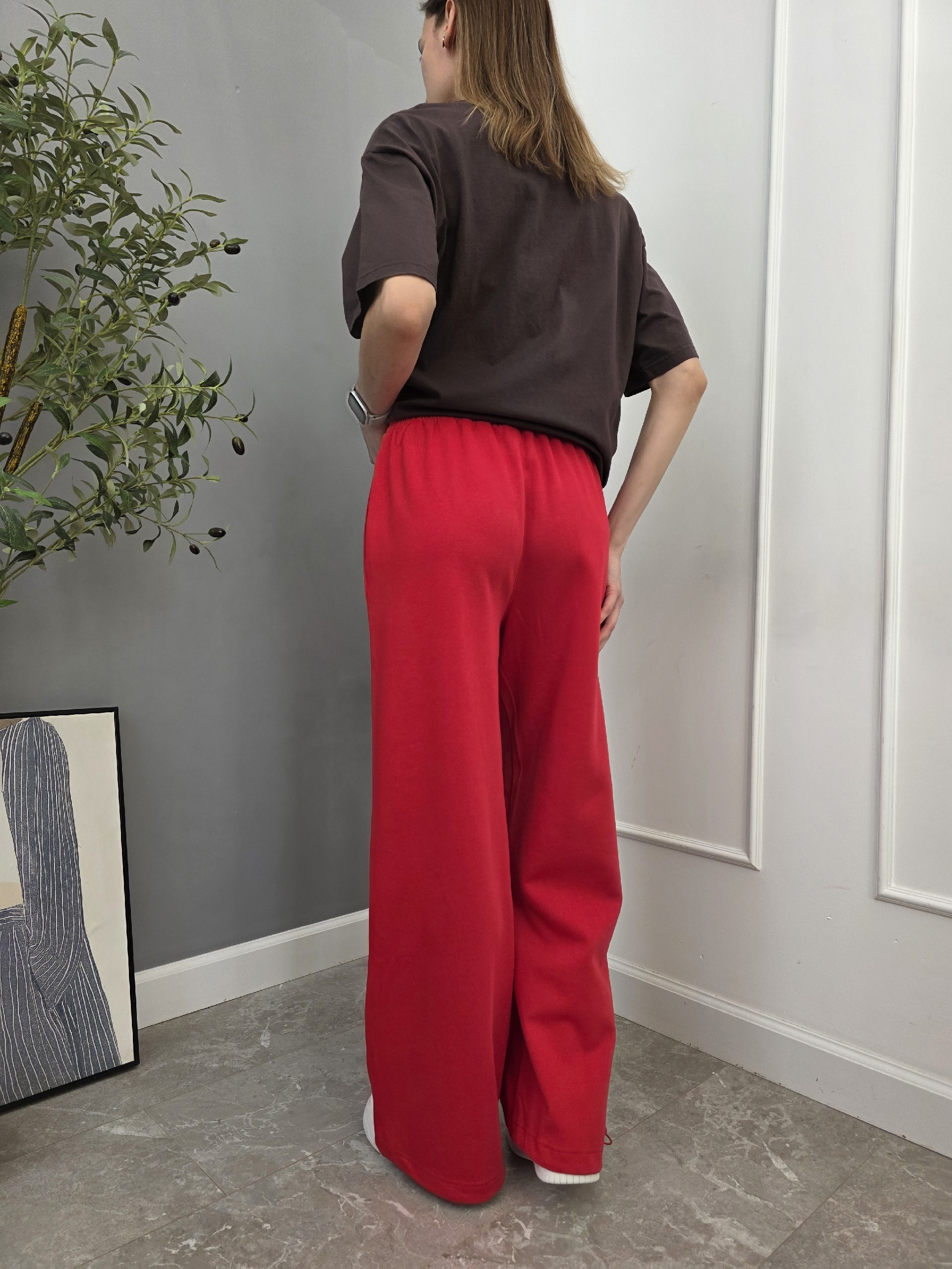 Брюки спорт NJ 5595 строчка