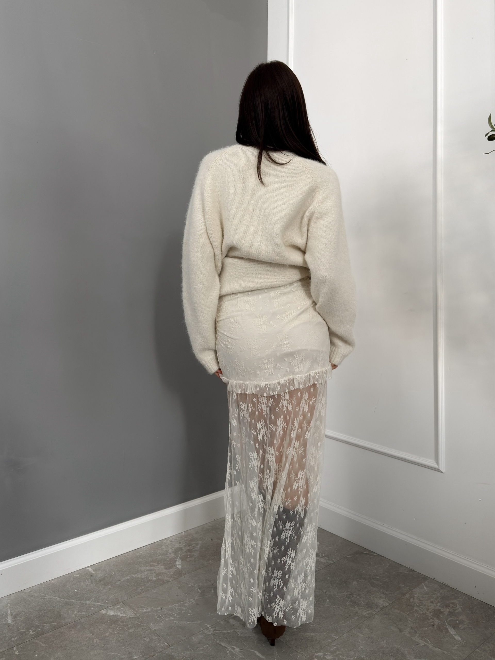 Юбка Hong 1073-1 кружево