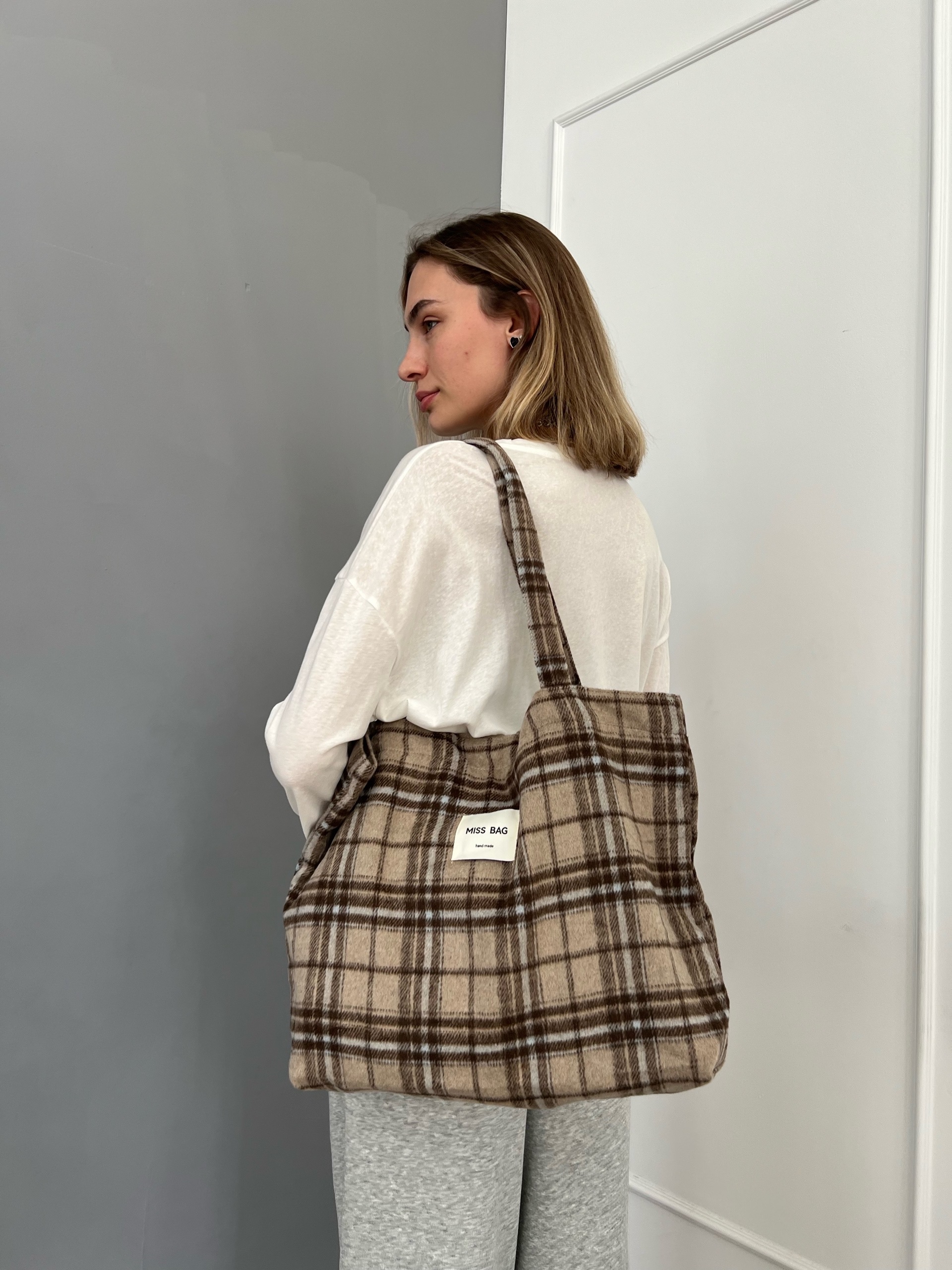 Шопер тканевый miss bag