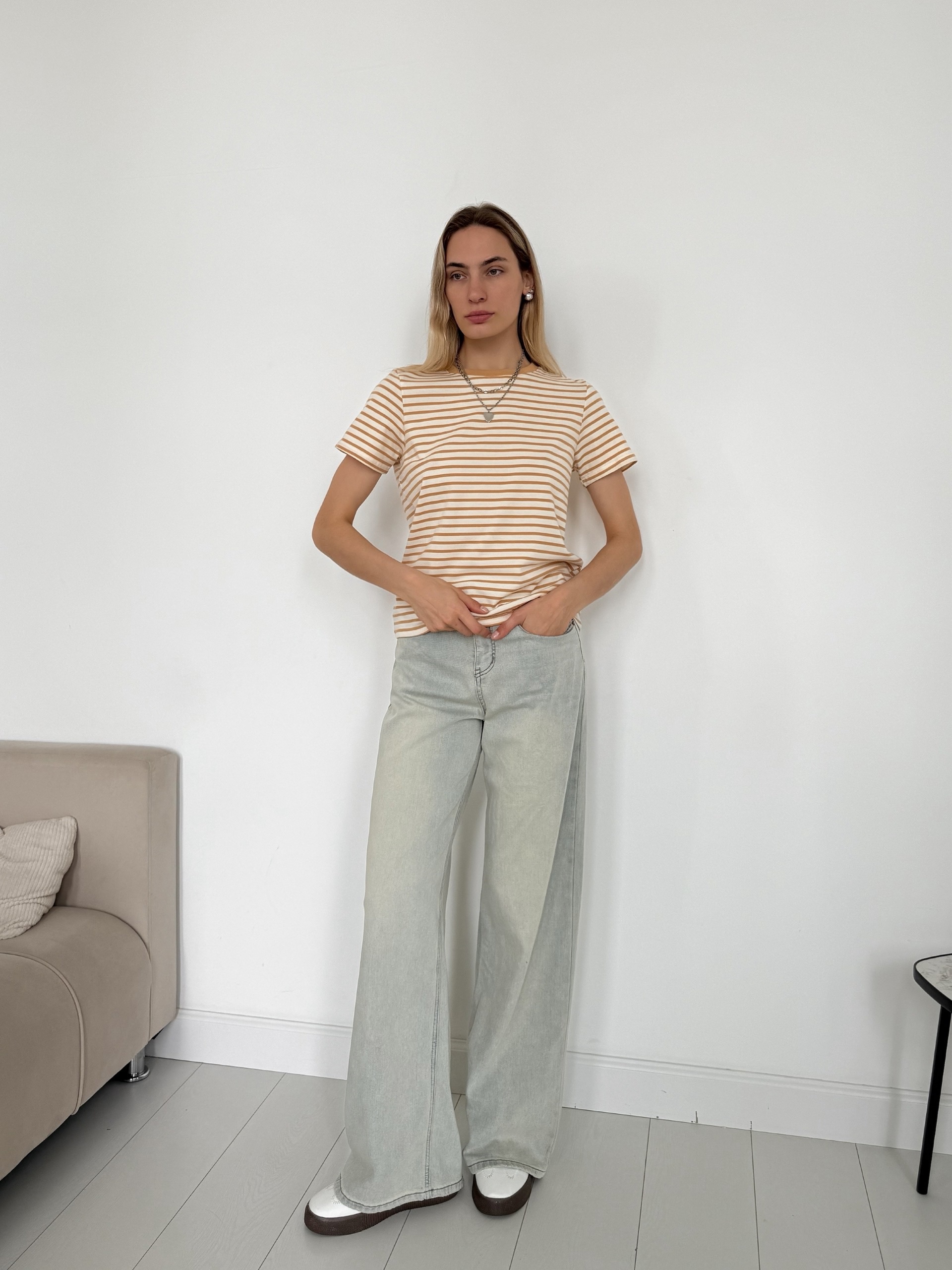 Футболка A.Studio 8355 в полоску