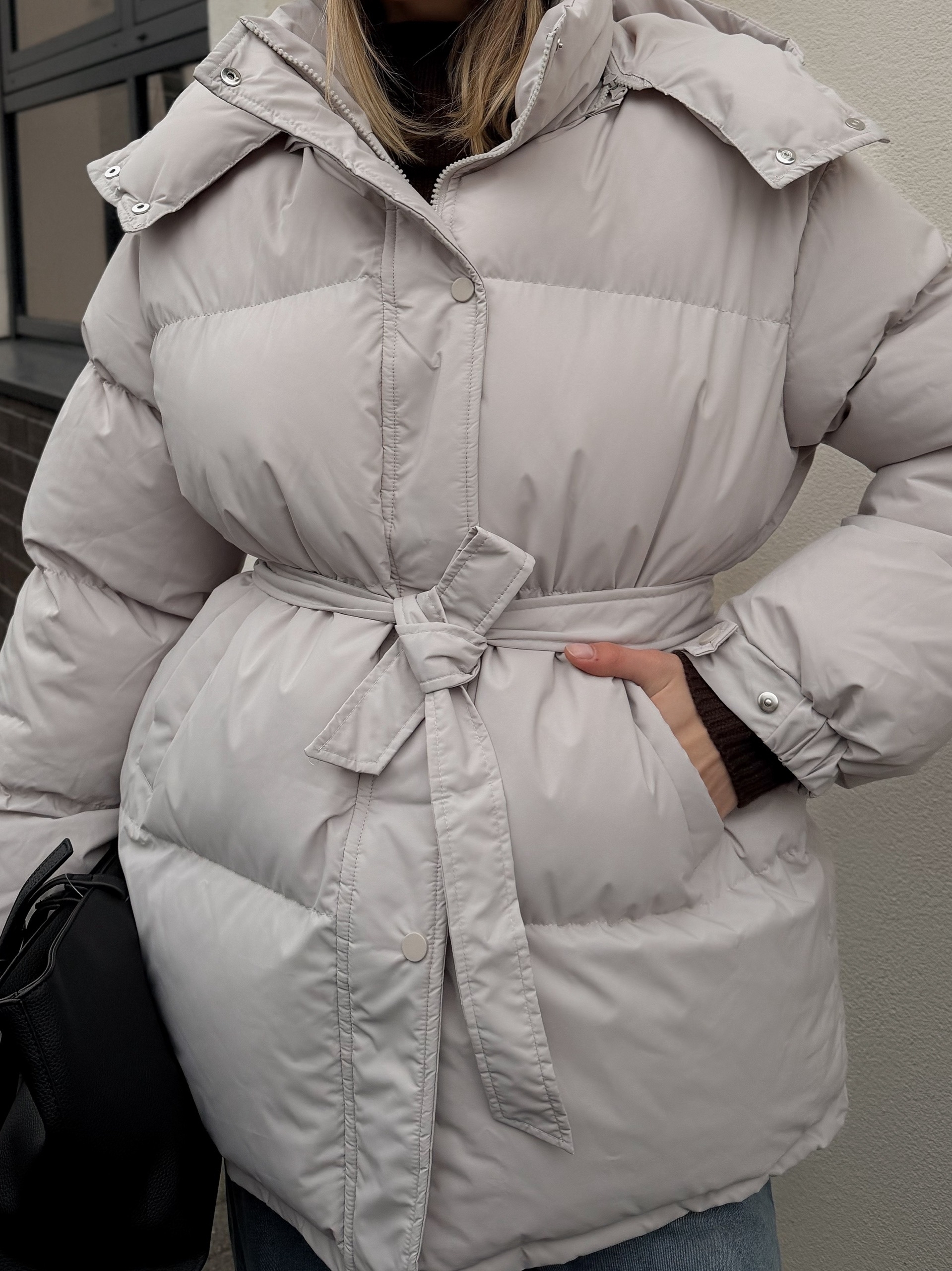 Куртка W5928 с поясом