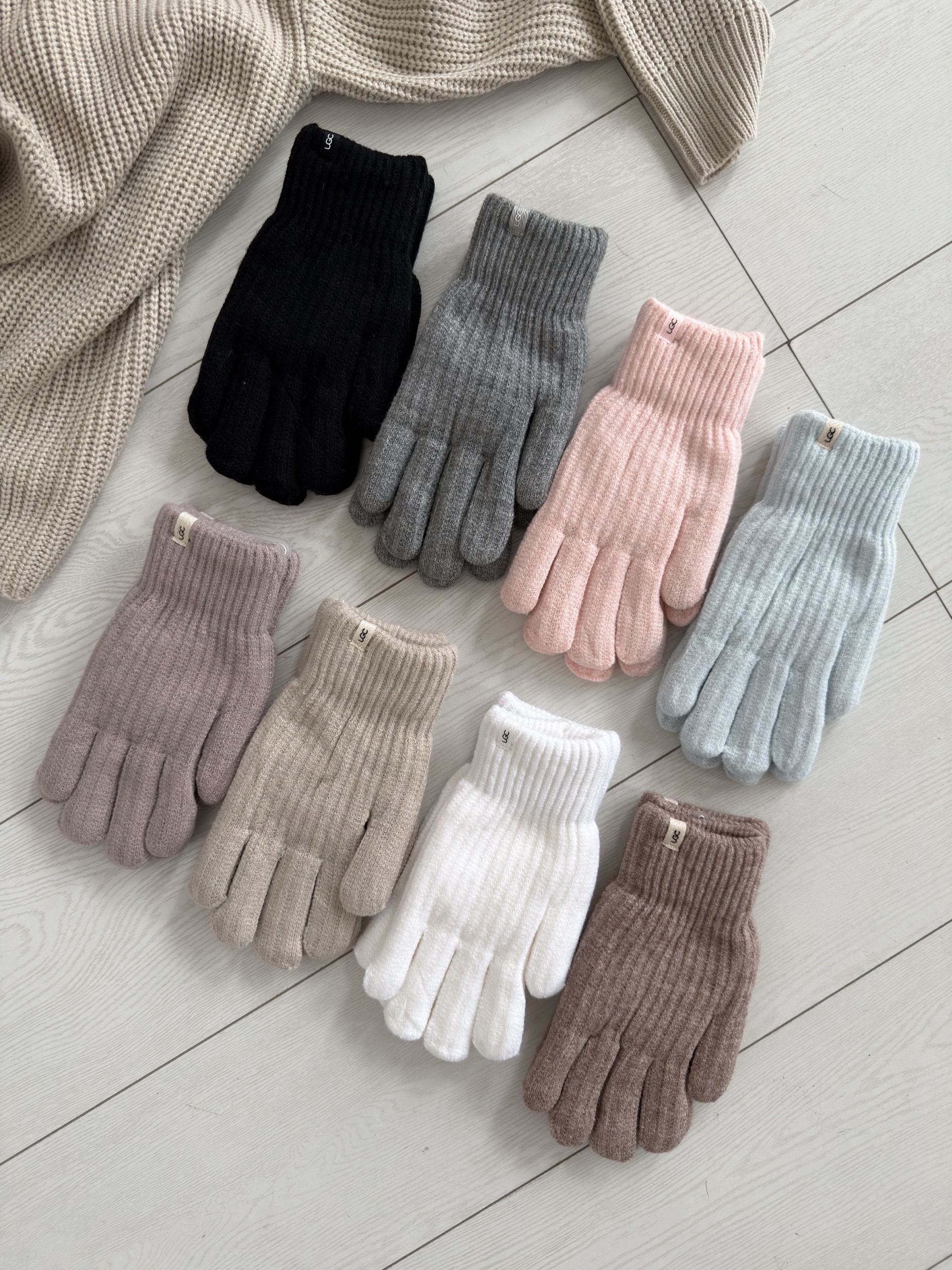 Перчатки Henu 7115 в рубчик