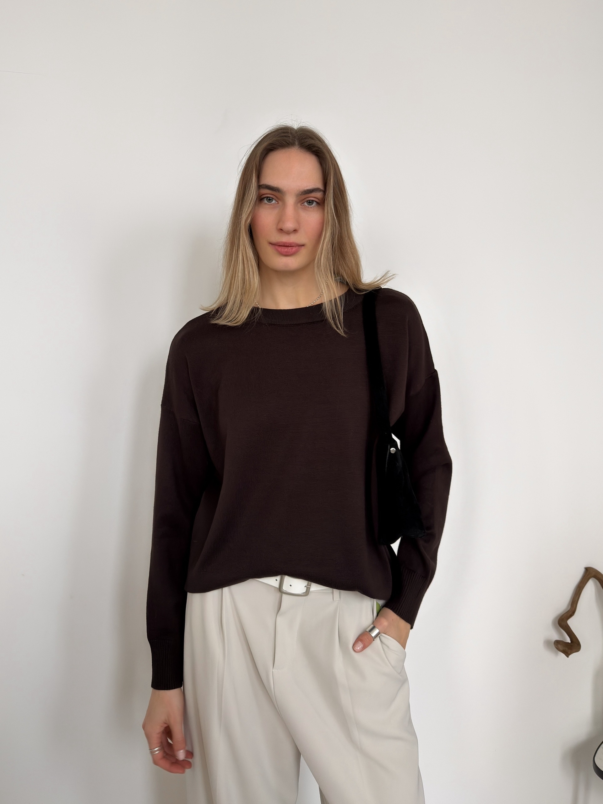 Джемпер 273-1 круглый ворот