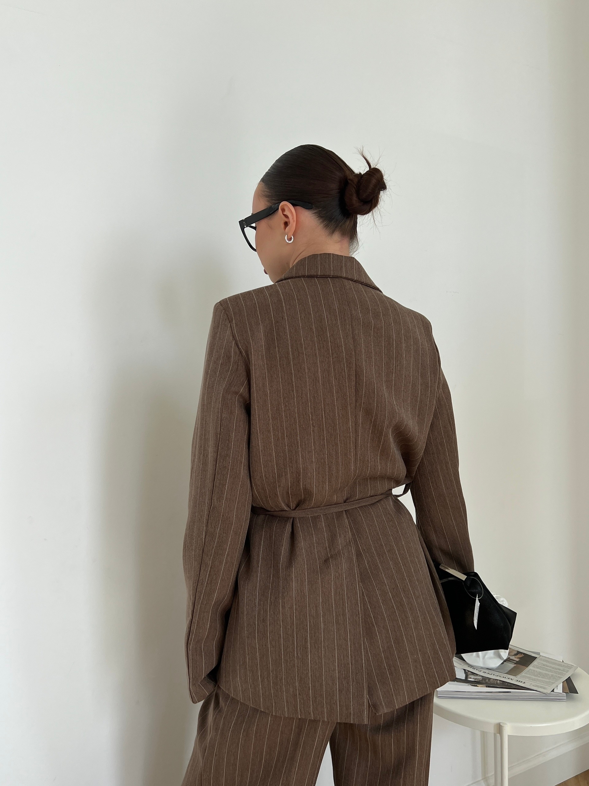 Костюм The Vibe жакет+брюки в полоску