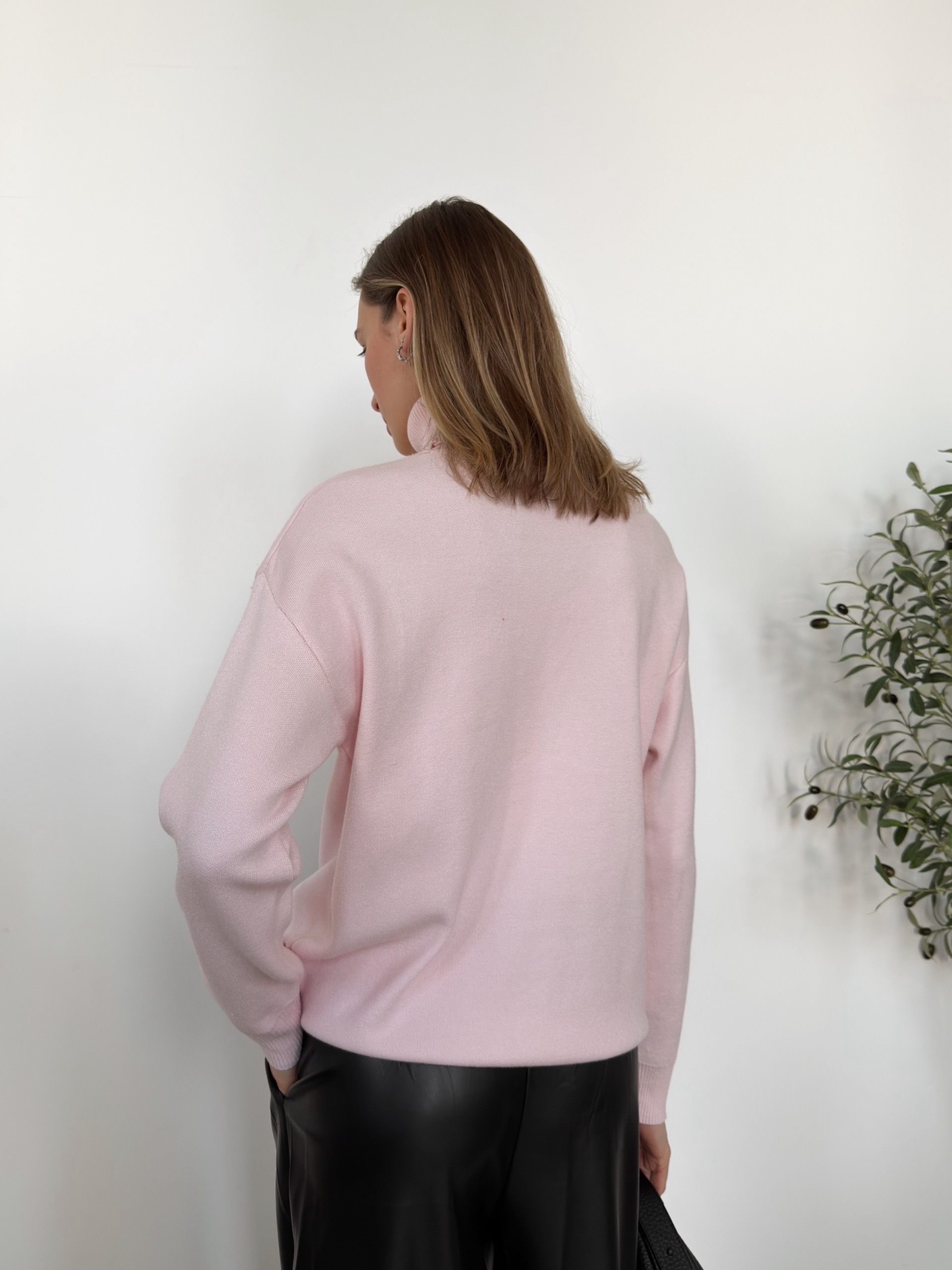 Джемпер X2266-1 с воротником