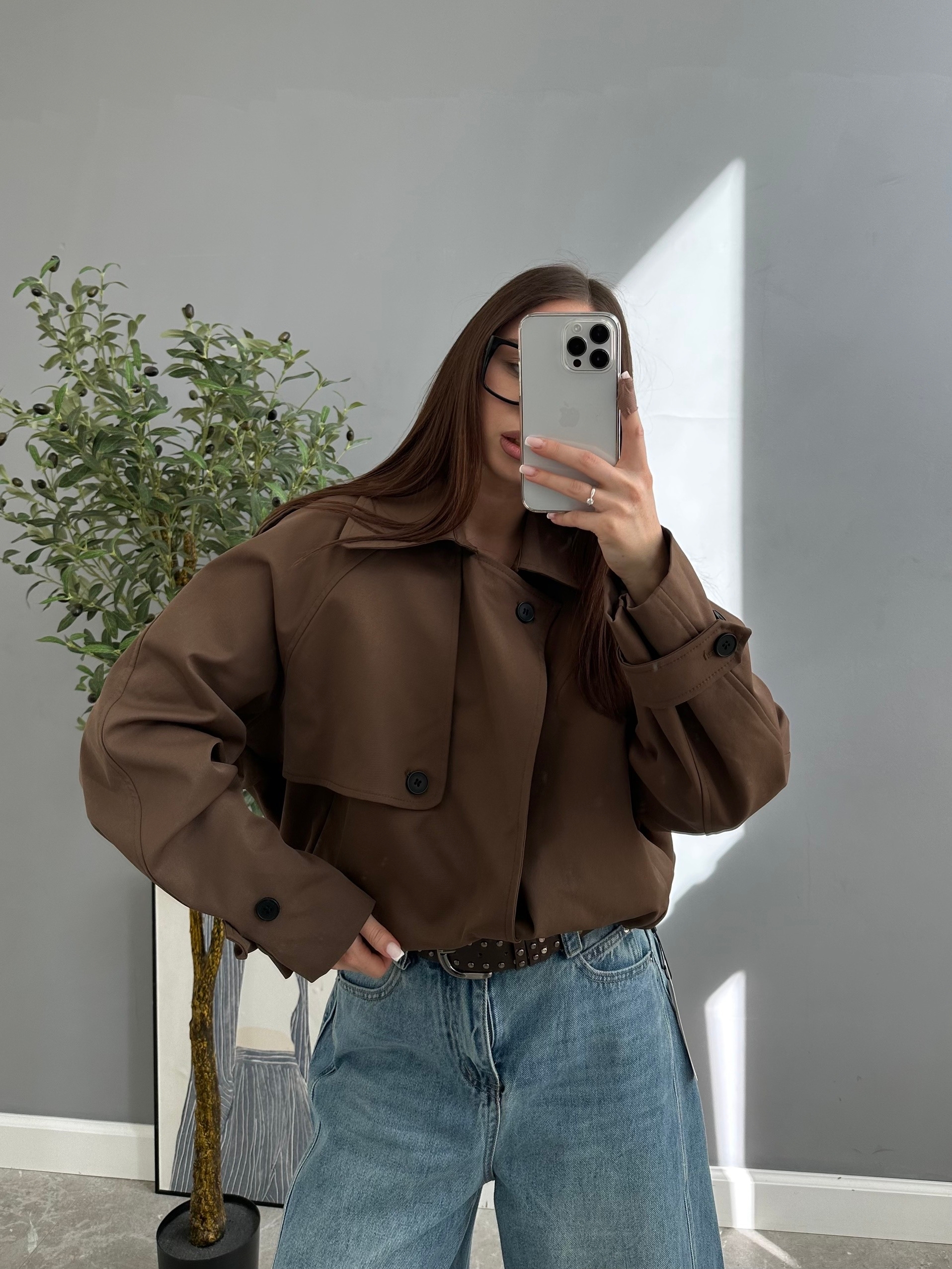 Бомбер QiaoYiDian 3055 2 пуговки