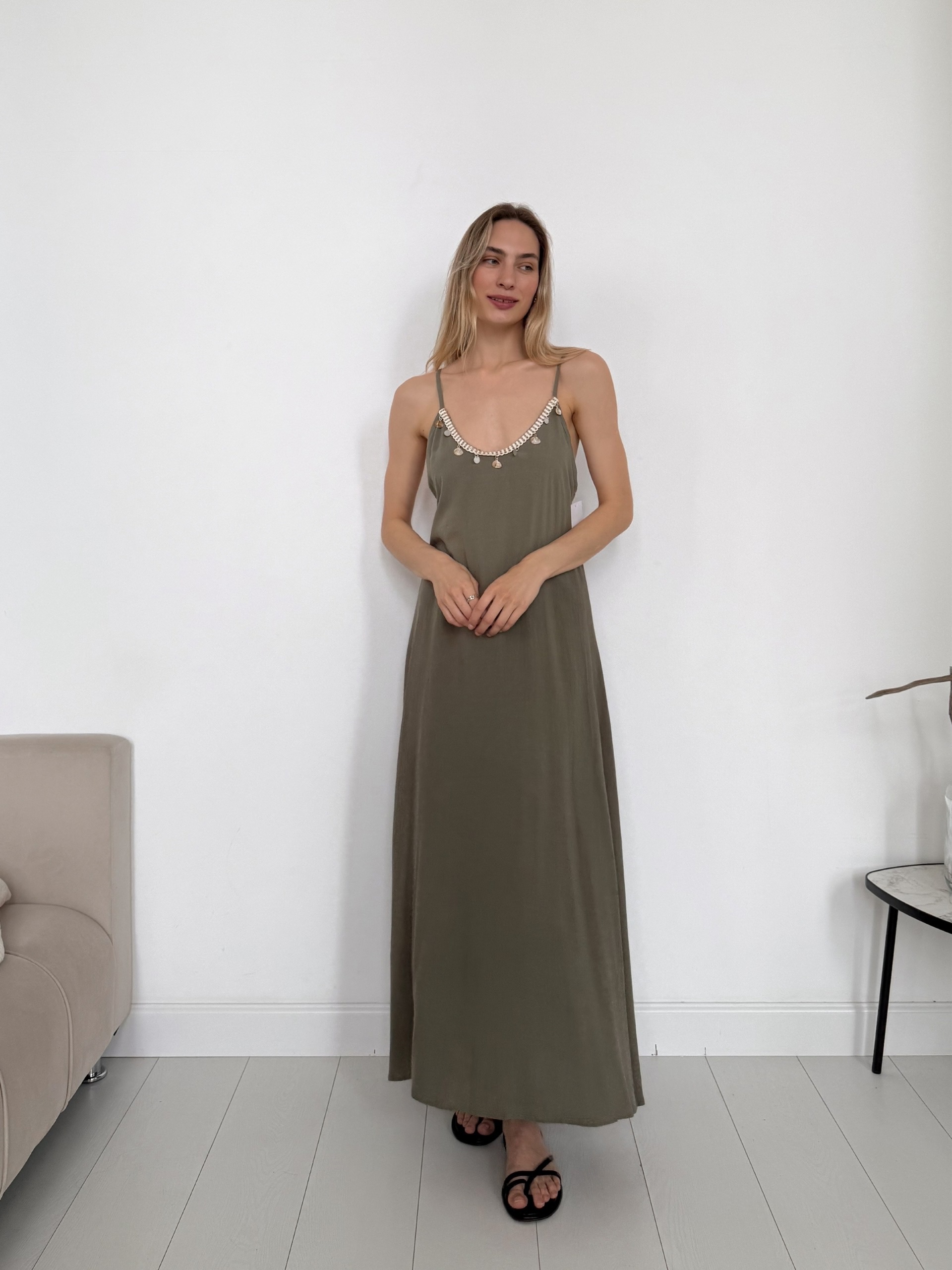 Платье Fashion 9096 декор ракушки