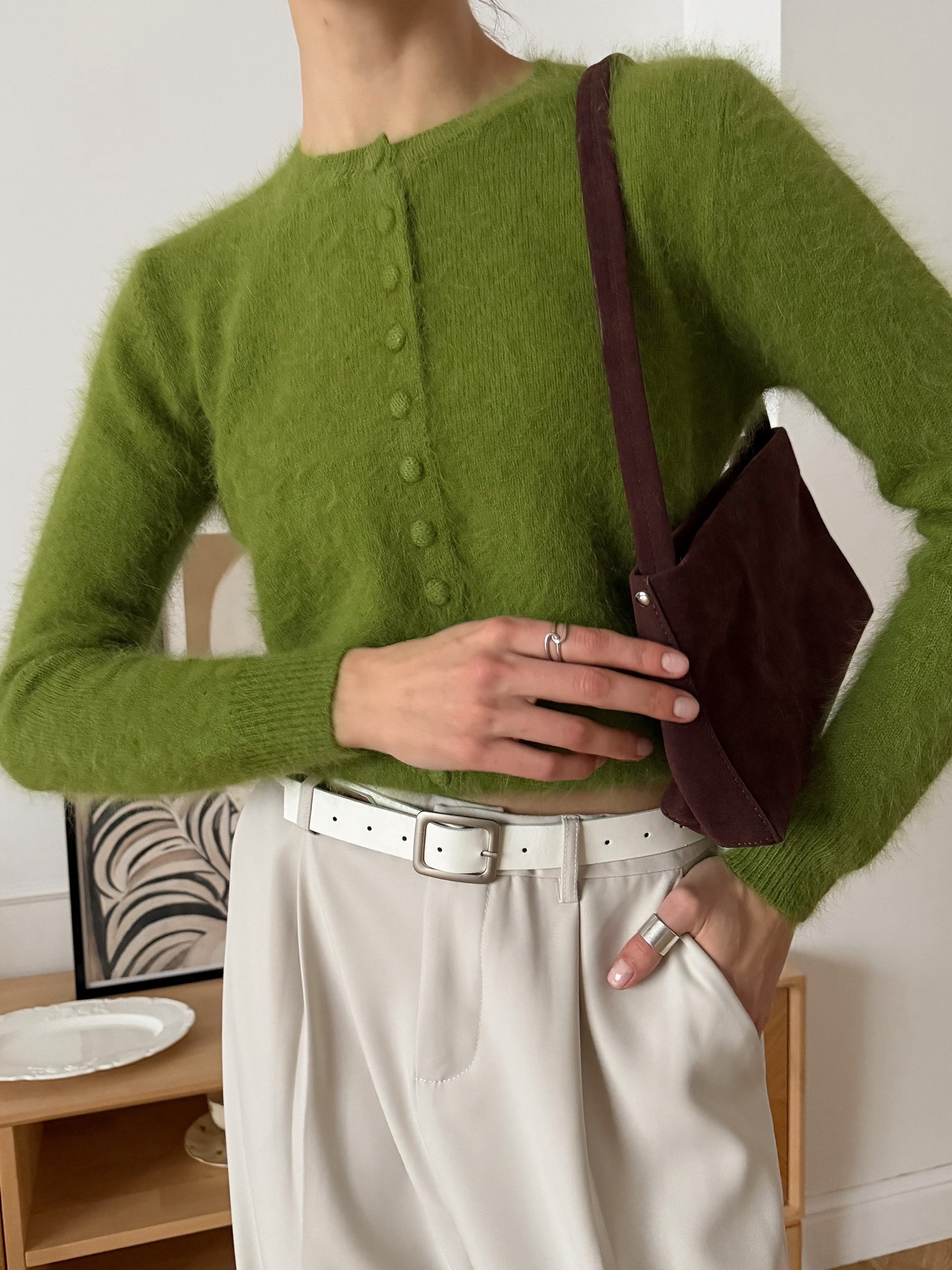 Кардиган The Rver 3203 пушистый