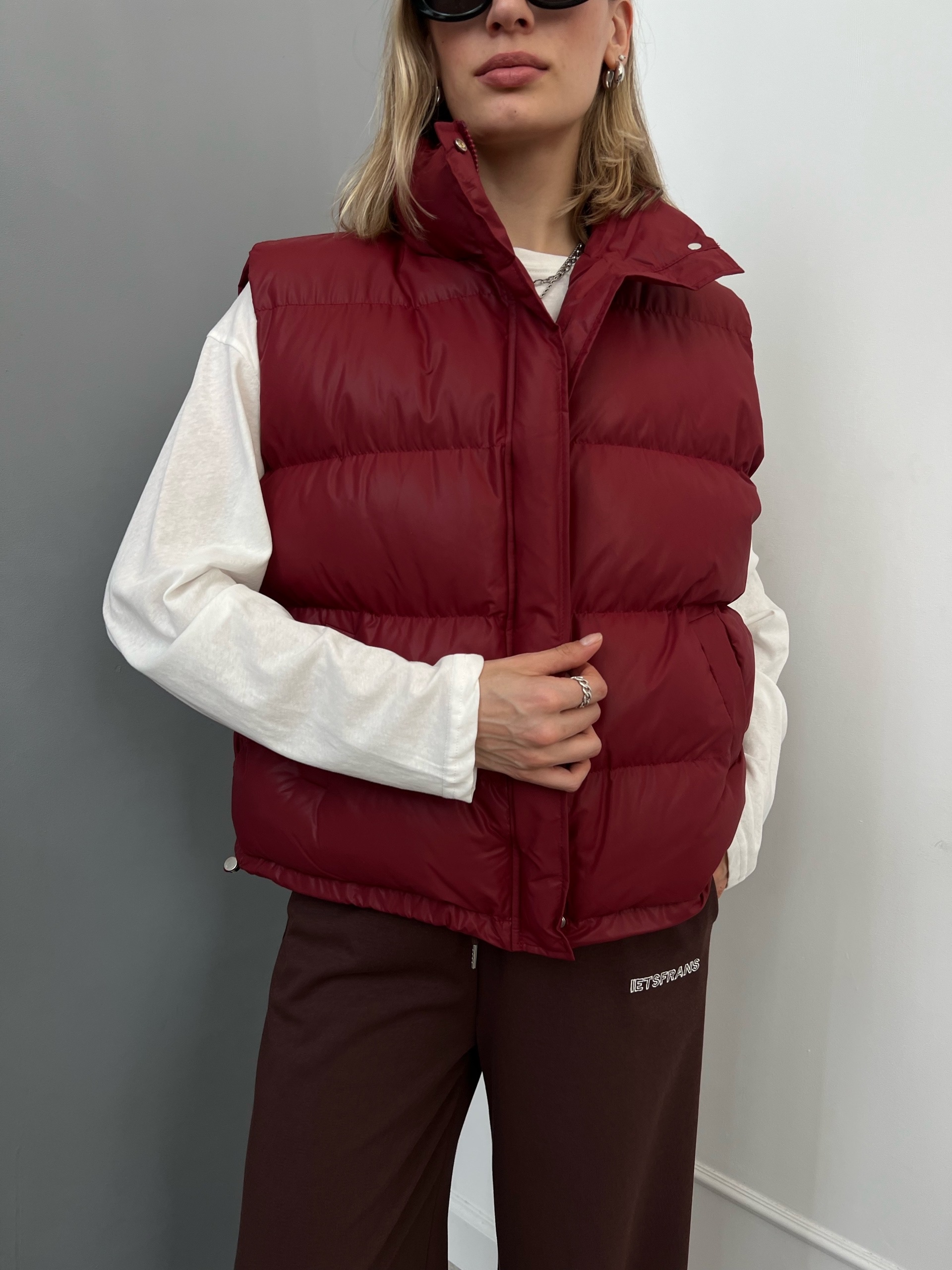 Жилет N.J brand 6089 болонь глянец